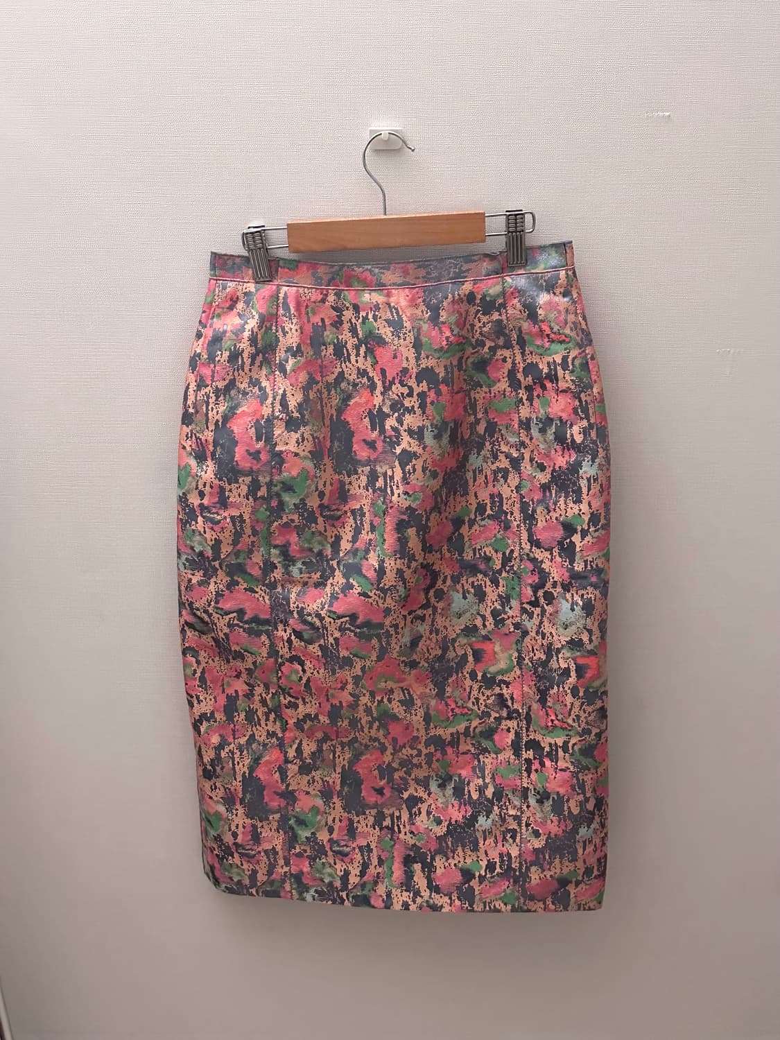 빈티지 쉬머 미디 스커트 상품이미지1