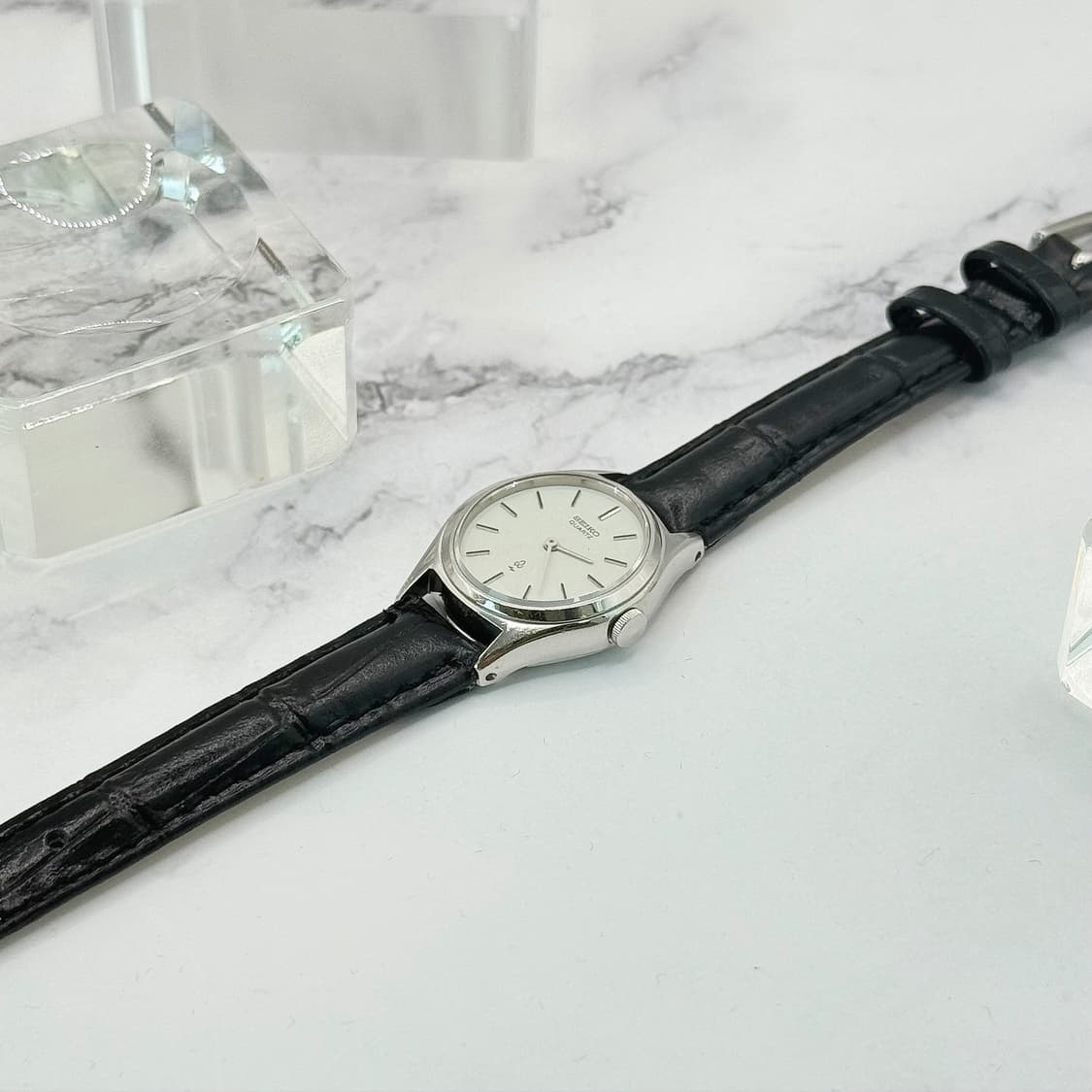 70s80s 빈티지 세이코 미니멀 실버 드레스 워치 상품이미지7