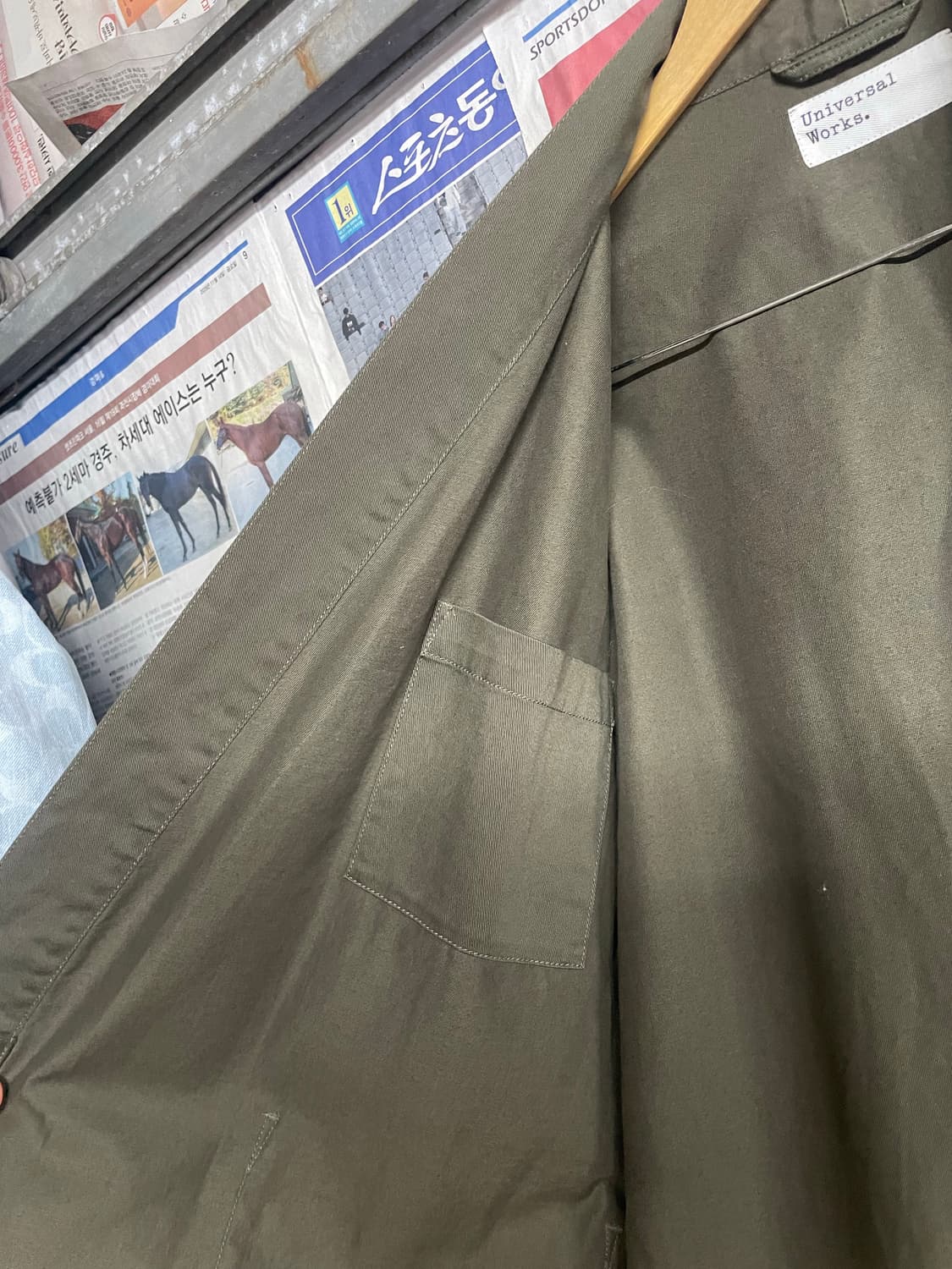Universal works side-tie 자켓 상품이미지7