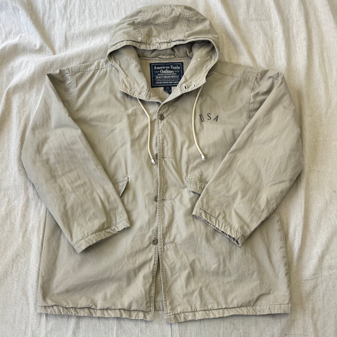 아메리칸이글 빈티지 usa 기모 코튼 야상 L 상품이미지1