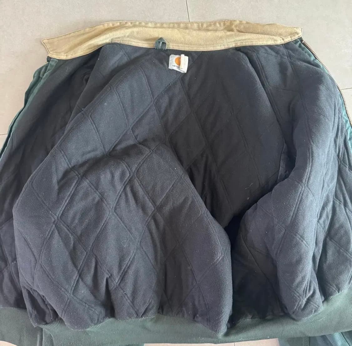 90s 칼하트 산타페 JQ2243 헌터그린 워크자켓 상품이미지6
