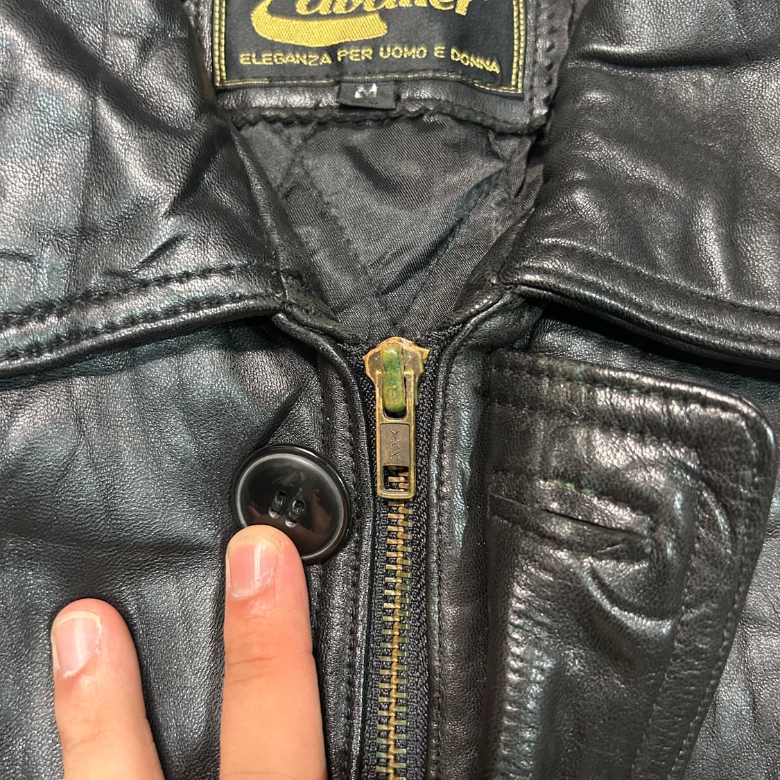 [XL] 빈티지 양가죽 자켓 상품이미지3