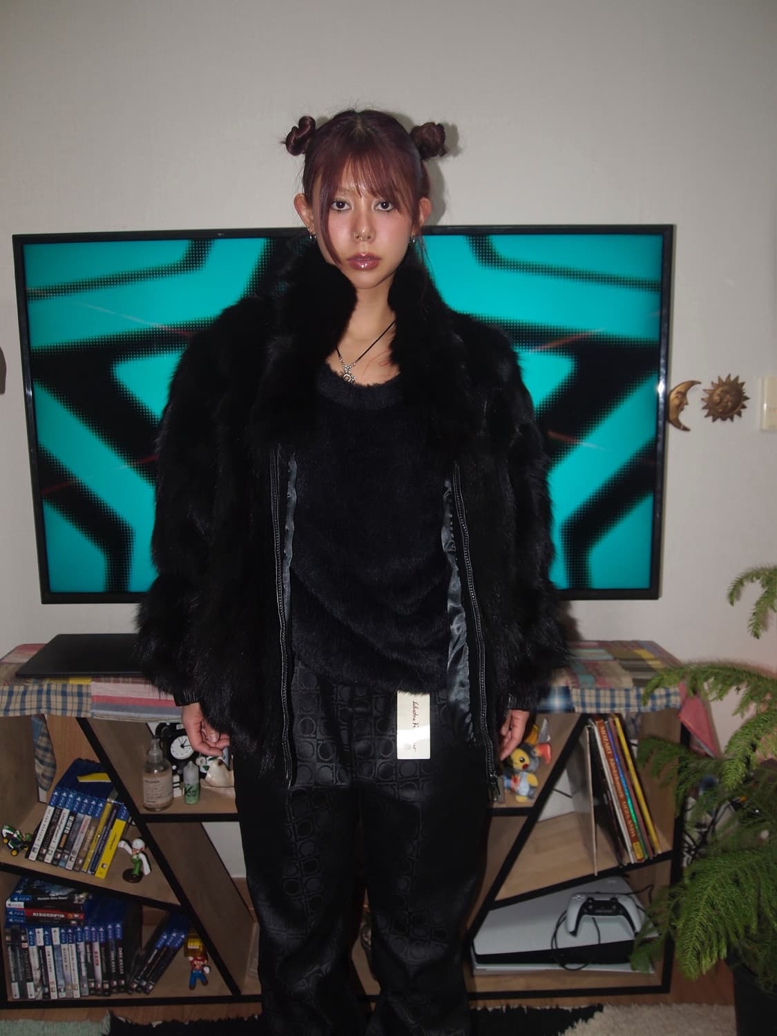 VTG 카라 퍼 자켓 상품이미지3