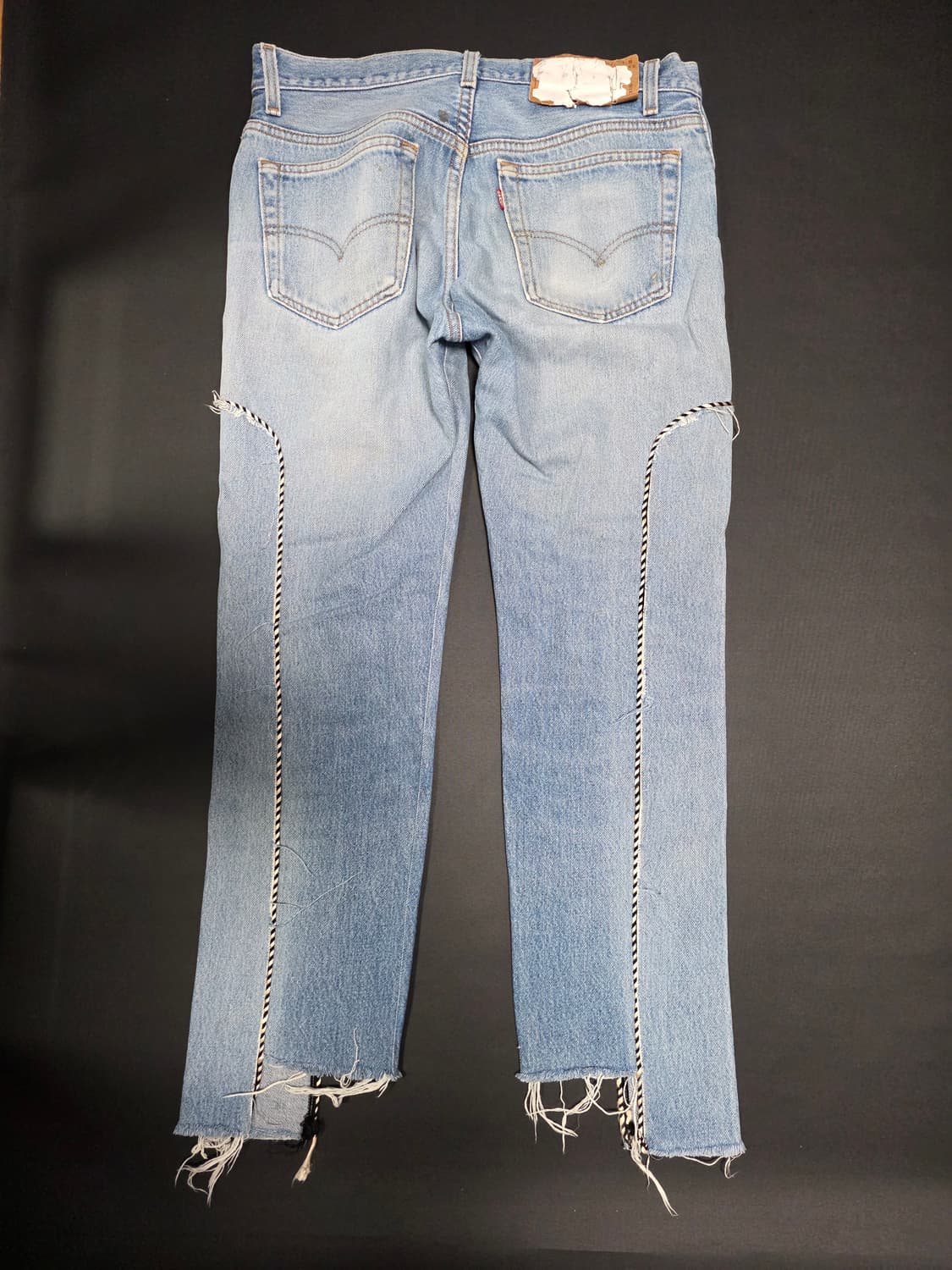 올드파크 파이핑 슬릿진 501xx 빈티지 리바이스 웨스턴 상품이미지3