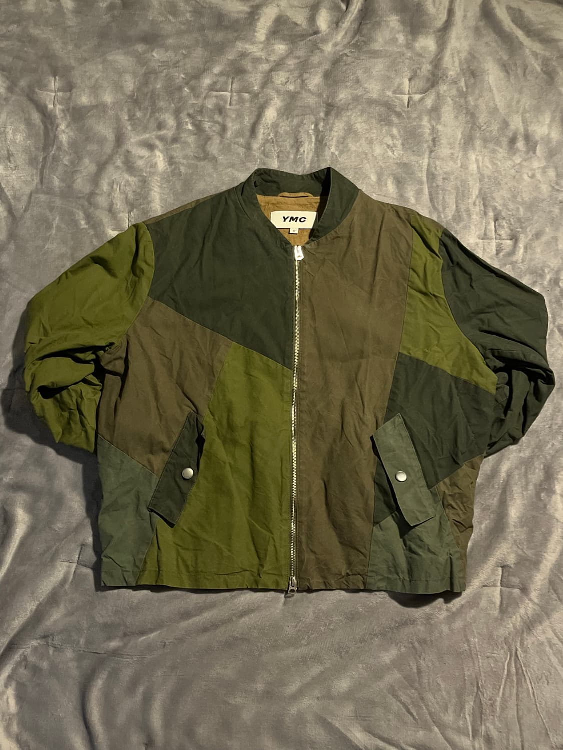 YMC 패치워크 봄버자켓 상품이미지1