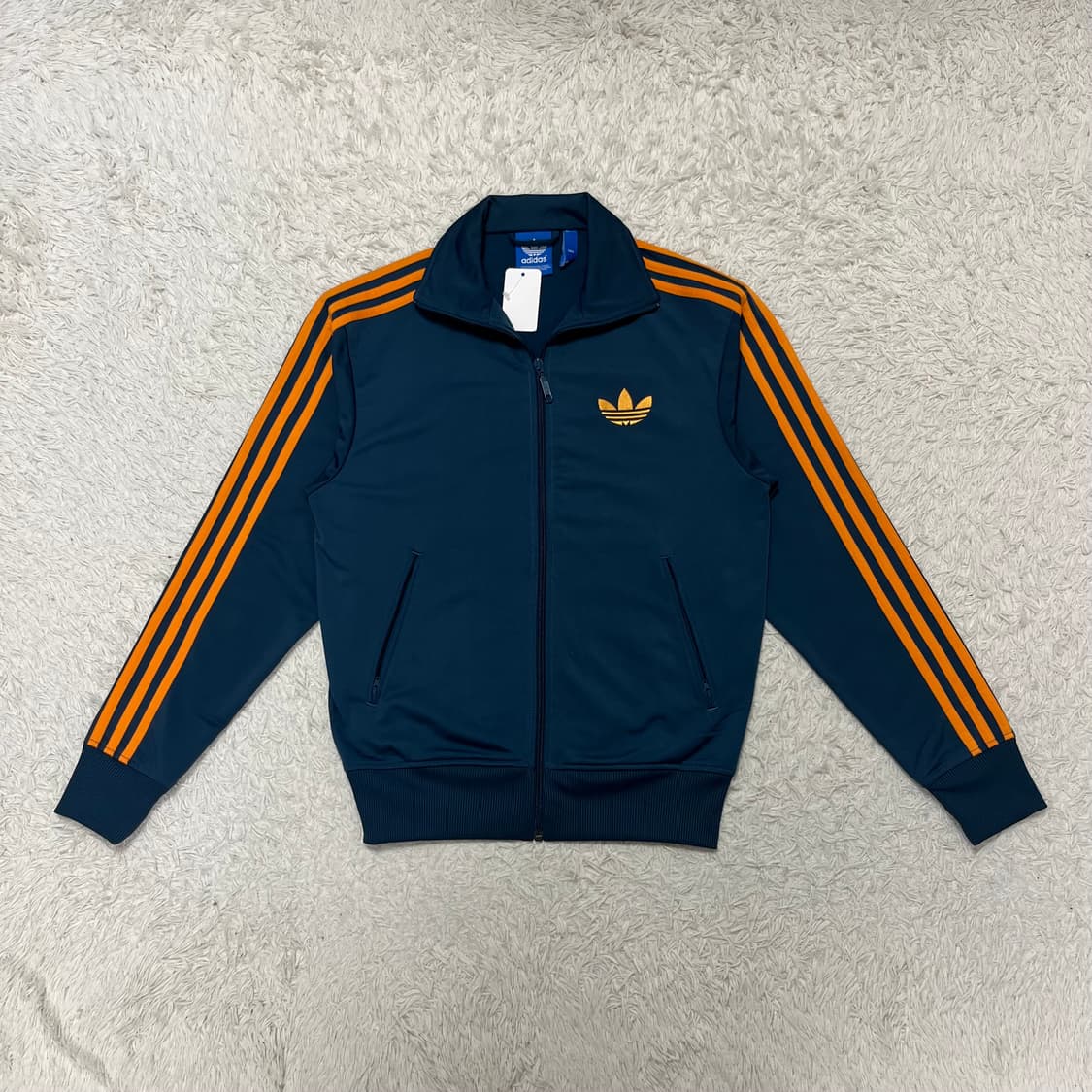 Adidas navy orange Firebird jersey 상품이미지4