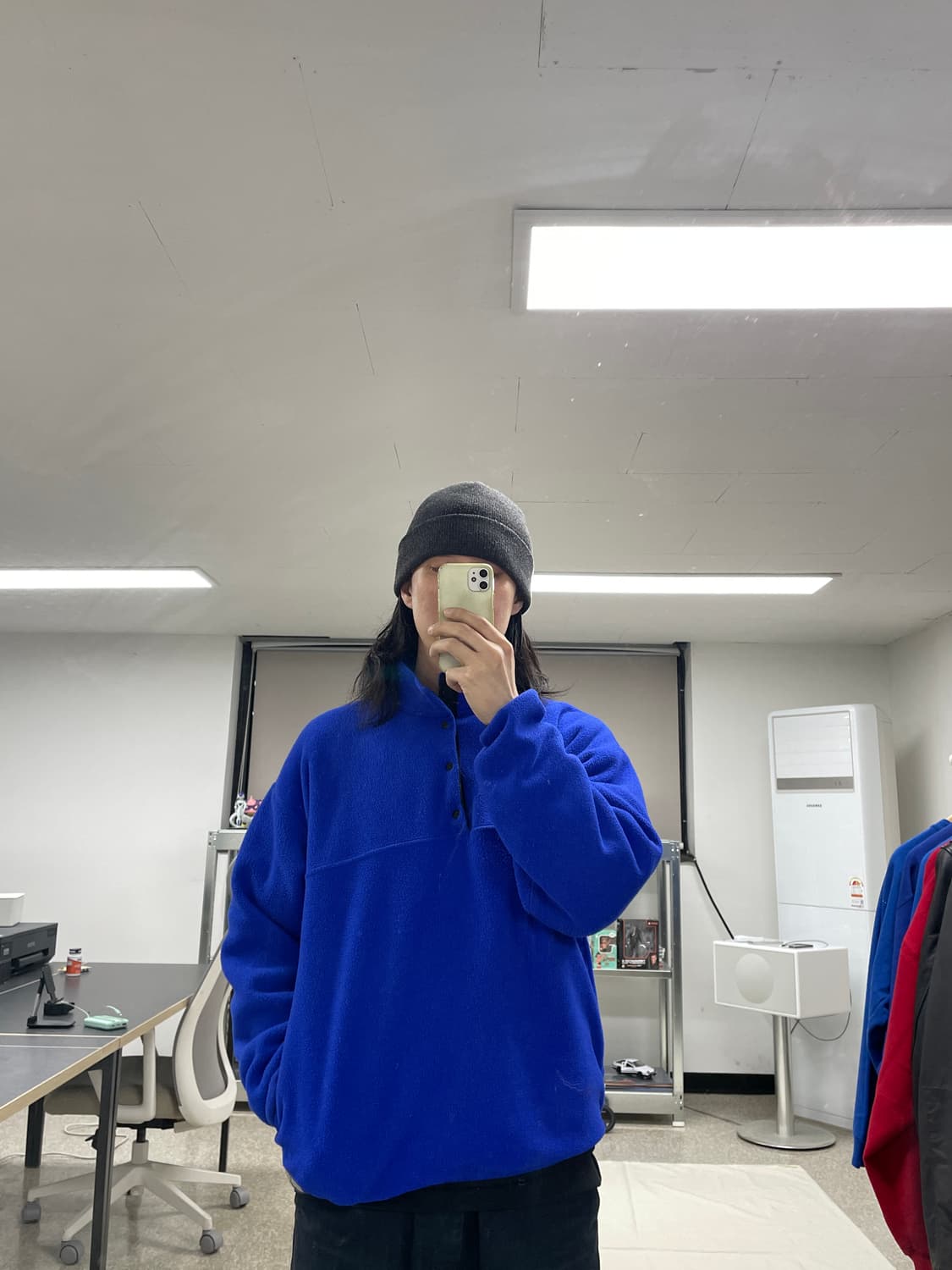 [L]90s Russell러셀 made USA 후리스 풀오버 플리스신칠라 상품이미지6