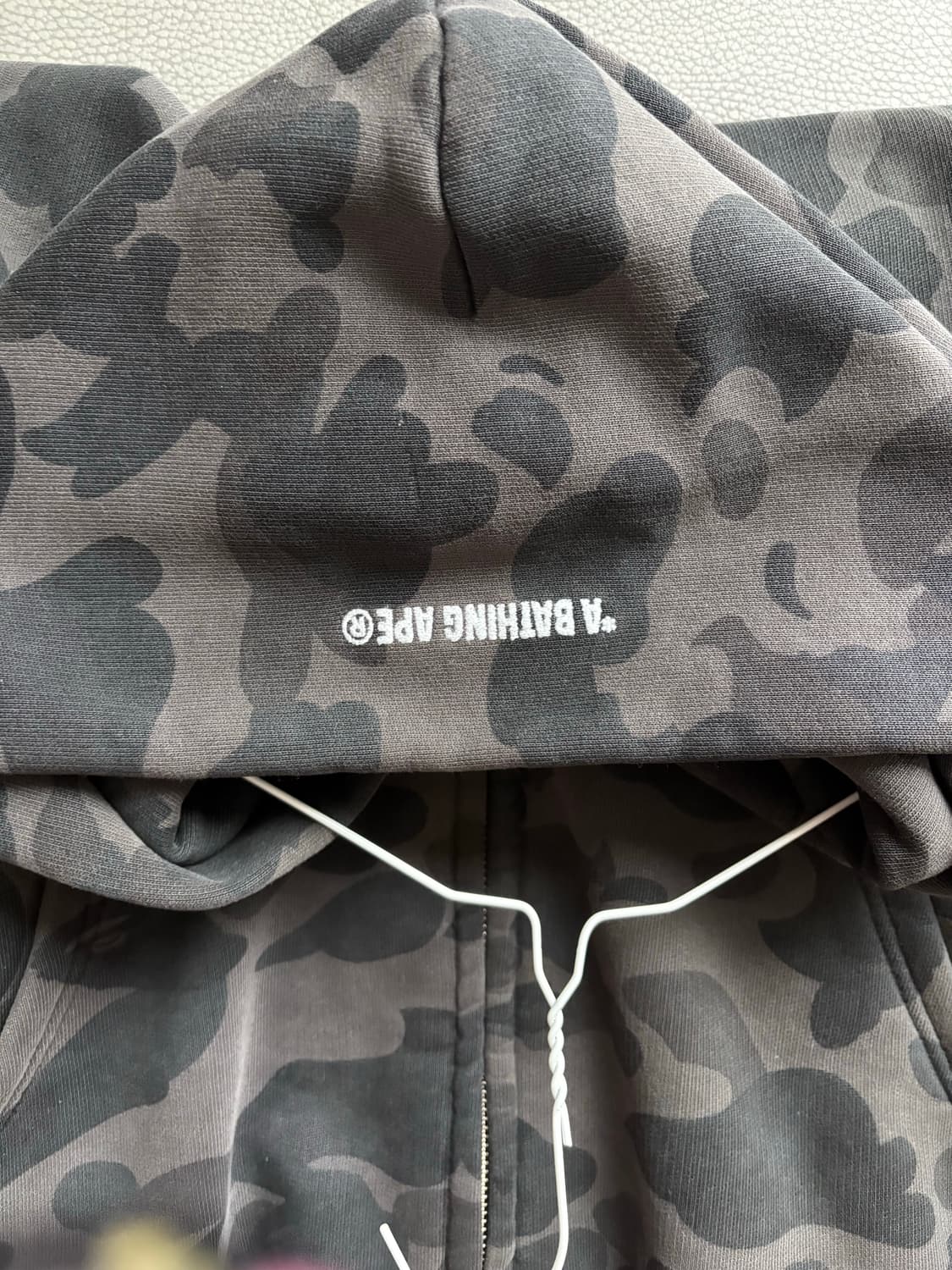  베이프 퍼스트 카모 헤비워시 후드집업 상품이미지9