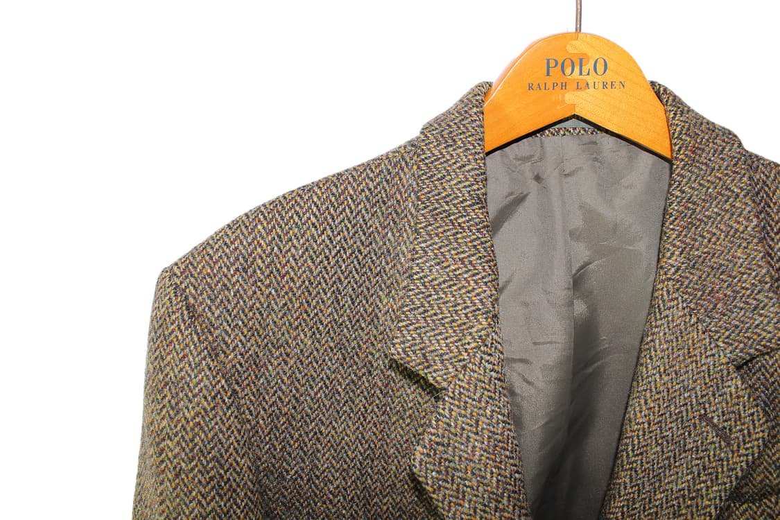 Dunn&co 해리스트위드 테일러드 헤링본 자켓 상품이미지3