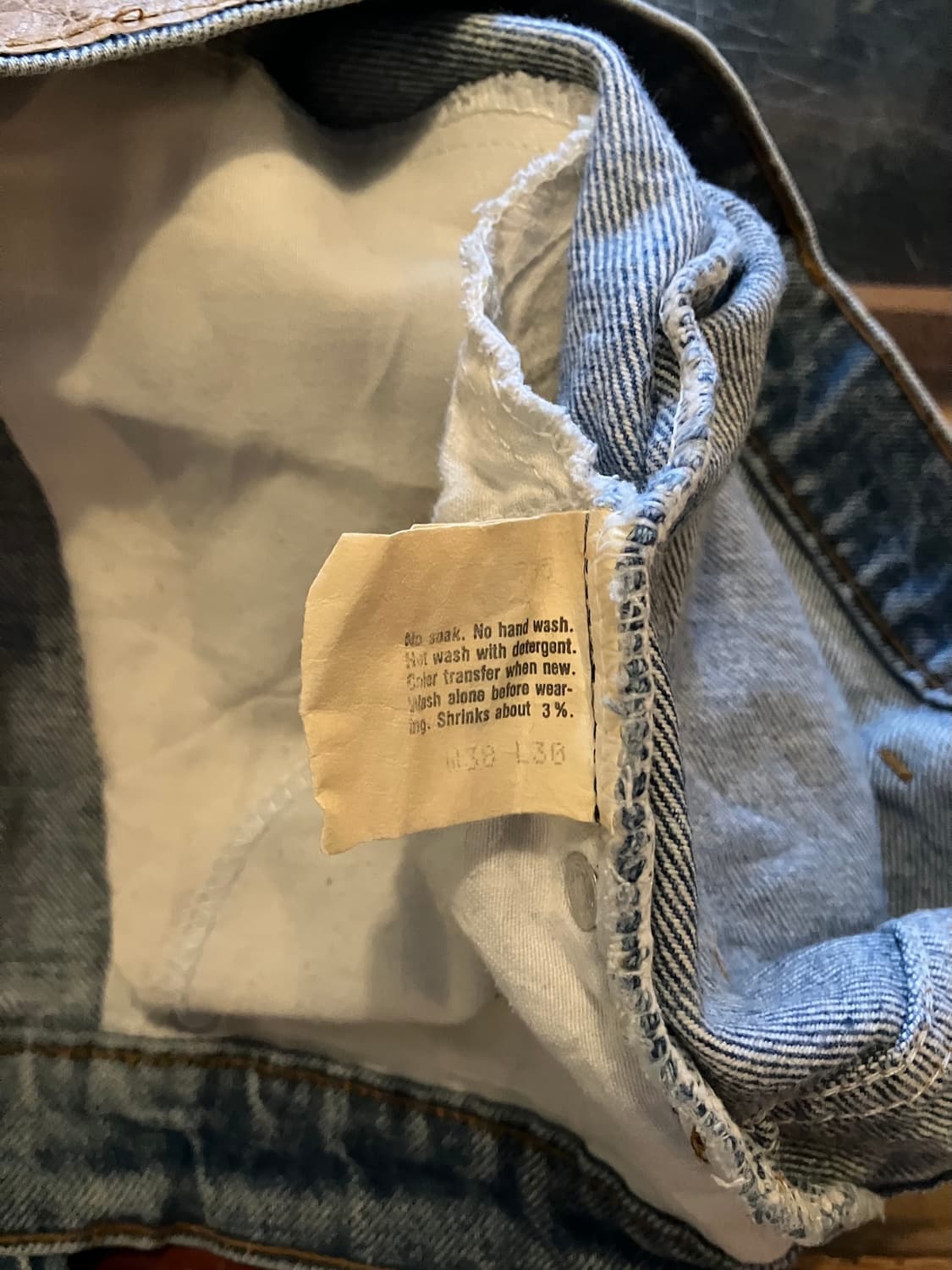 80s USA 빈티지 리바이스 517 부츠컷 데님 팬츠 상품이미지9