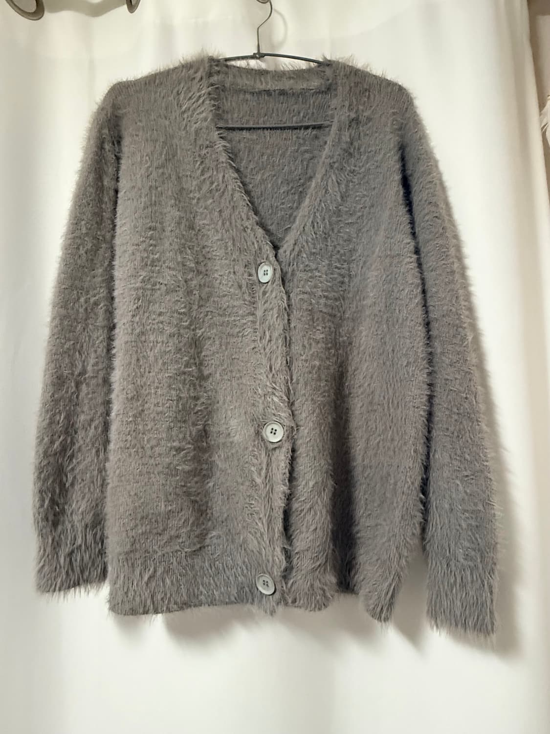 앙고라 가디건 그레이 상품이미지1