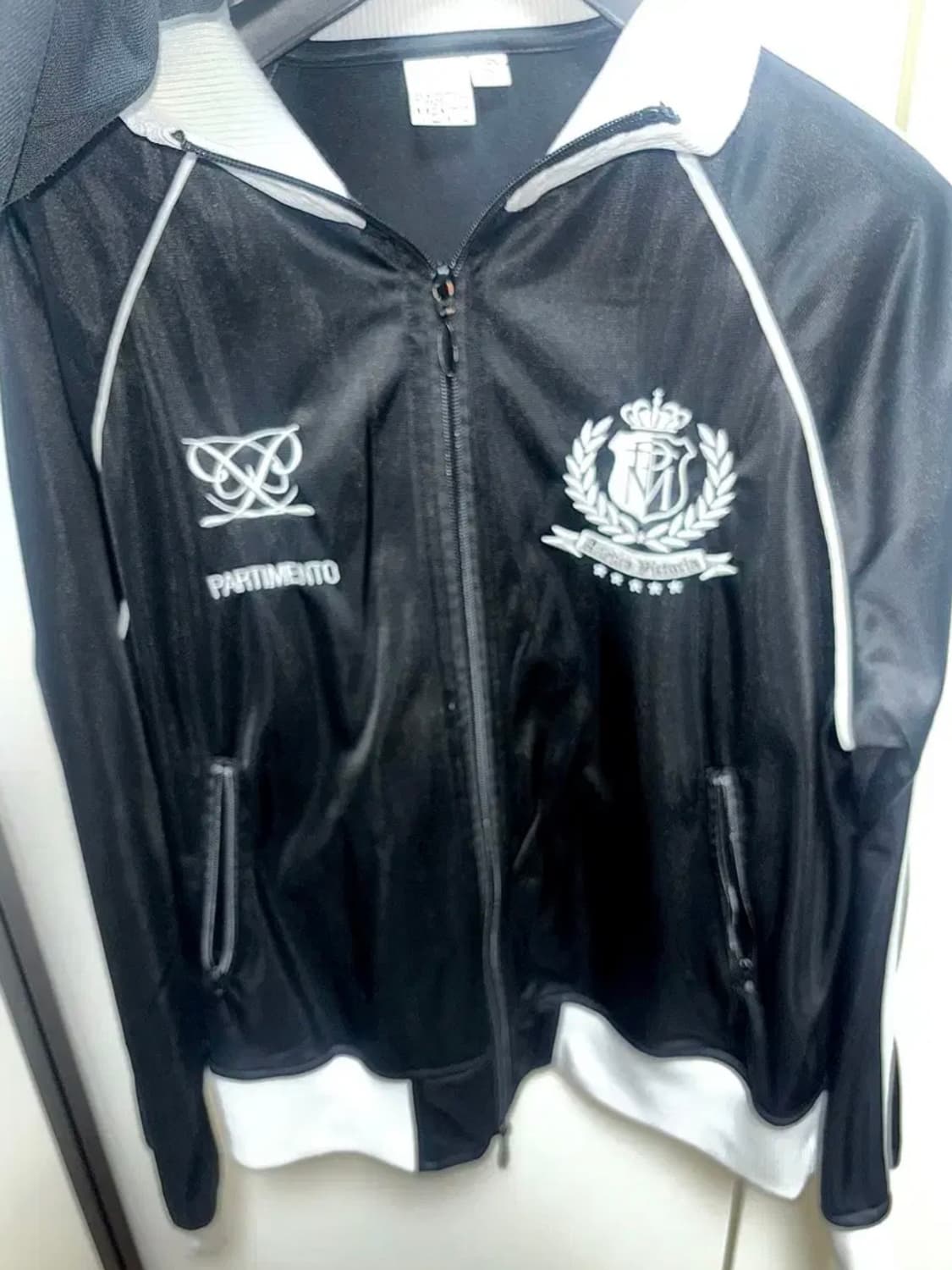 파르티멘토 풋볼 저지 트랙 자켓 블랙 상품이미지2