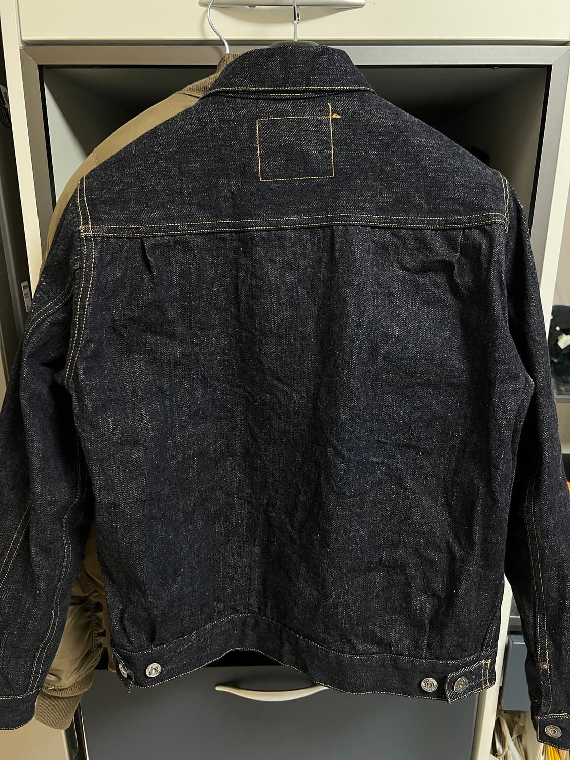 택포25) 버거스플러스 71949 2세대 셀비지 데님자켓 40사이즈 상품이미지6