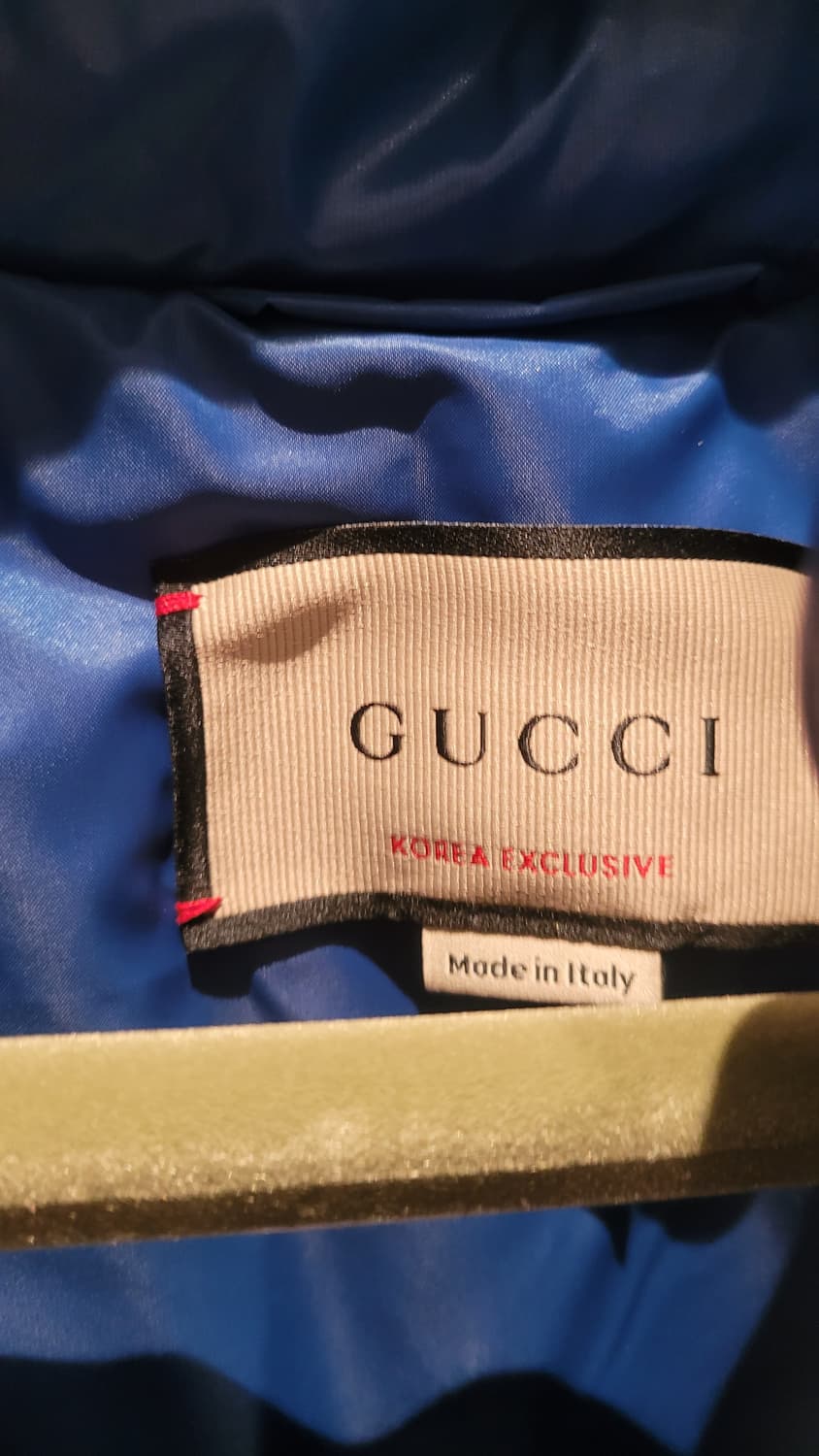 구찌 패딩 코리아 익스클루시브 정품 신품 400만짜리 상품이미지3