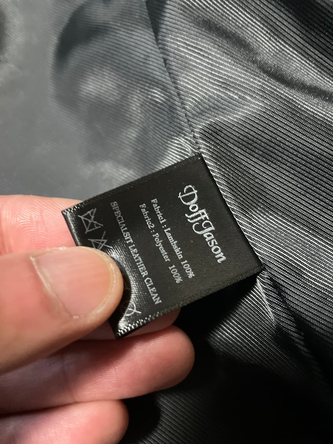 도프제이슨 웨스턴 무드 램스킨 양가죽 트러커 레더 자켓 상품이미지9