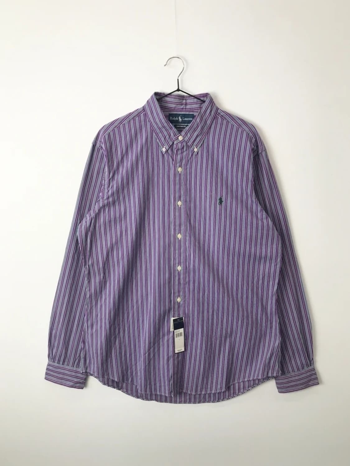 Polo Ralph Lauren Purple Stripe BD Shirt 상품이미지3