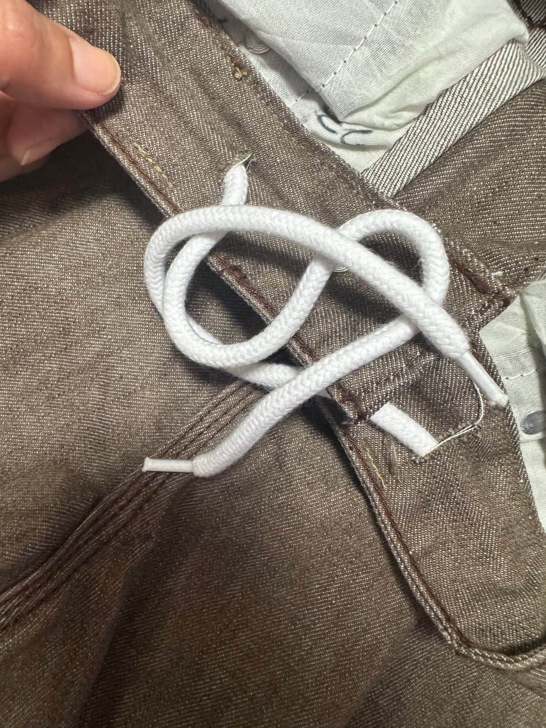 로카웨어 브라운 데님팬츠 상품이미지6