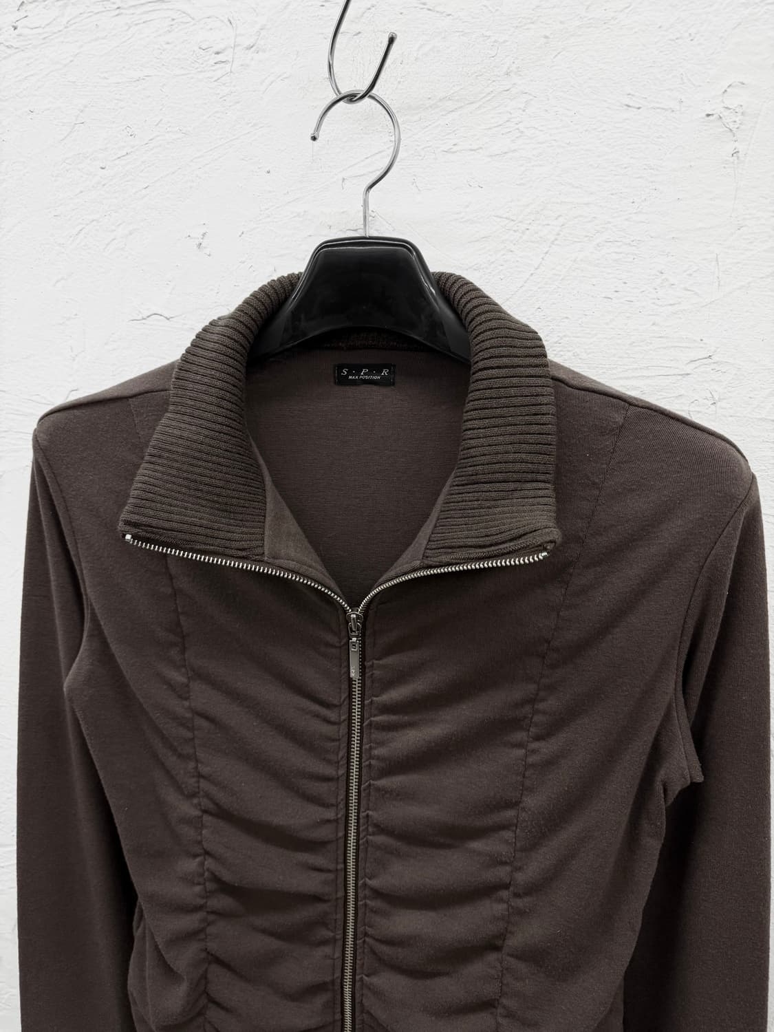 spr 셔링 집업 자켓 상품이미지2