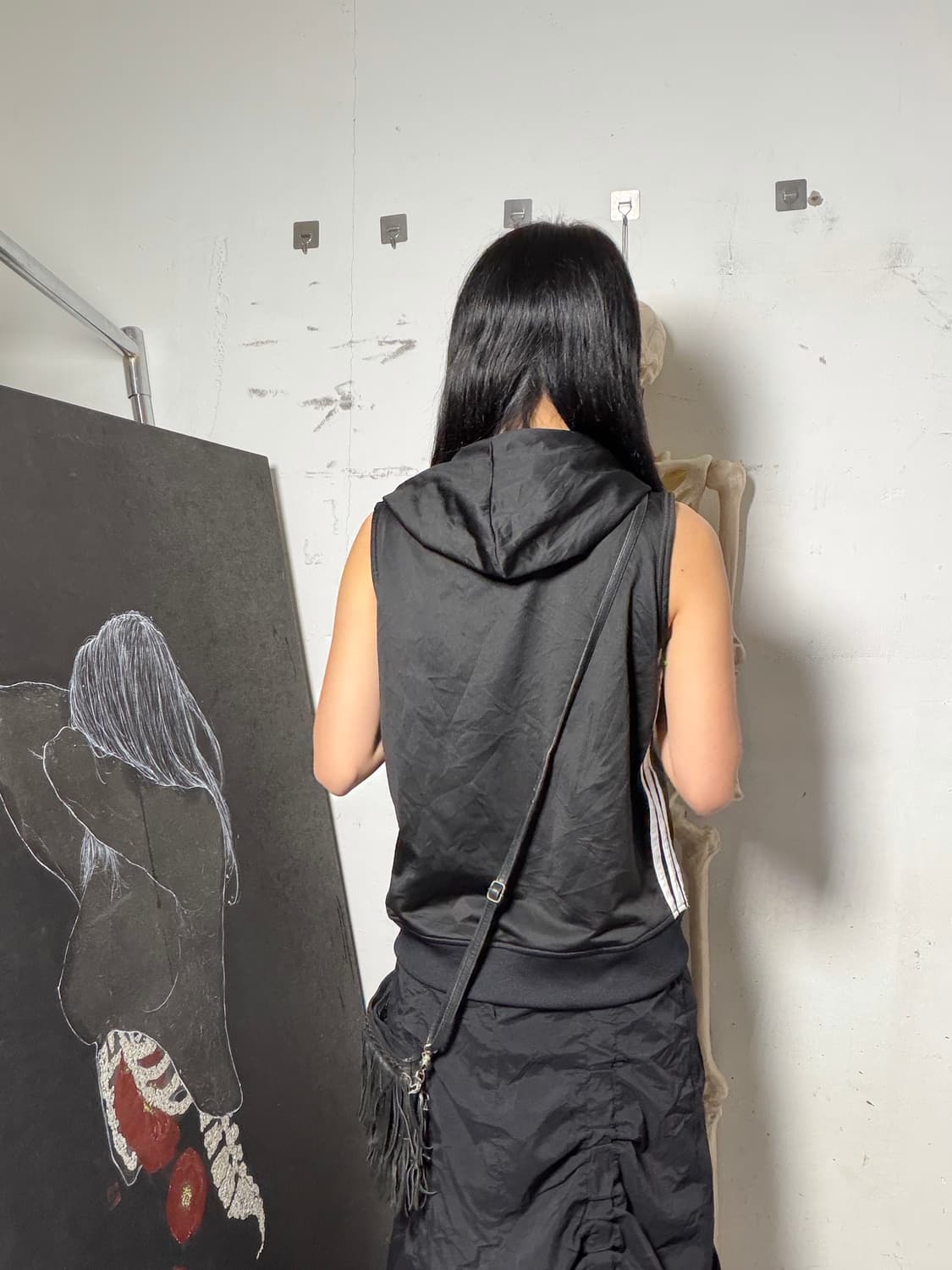 베드 보이 해체주의 사이드 라인 후드 집업 배스트 상품이미지6