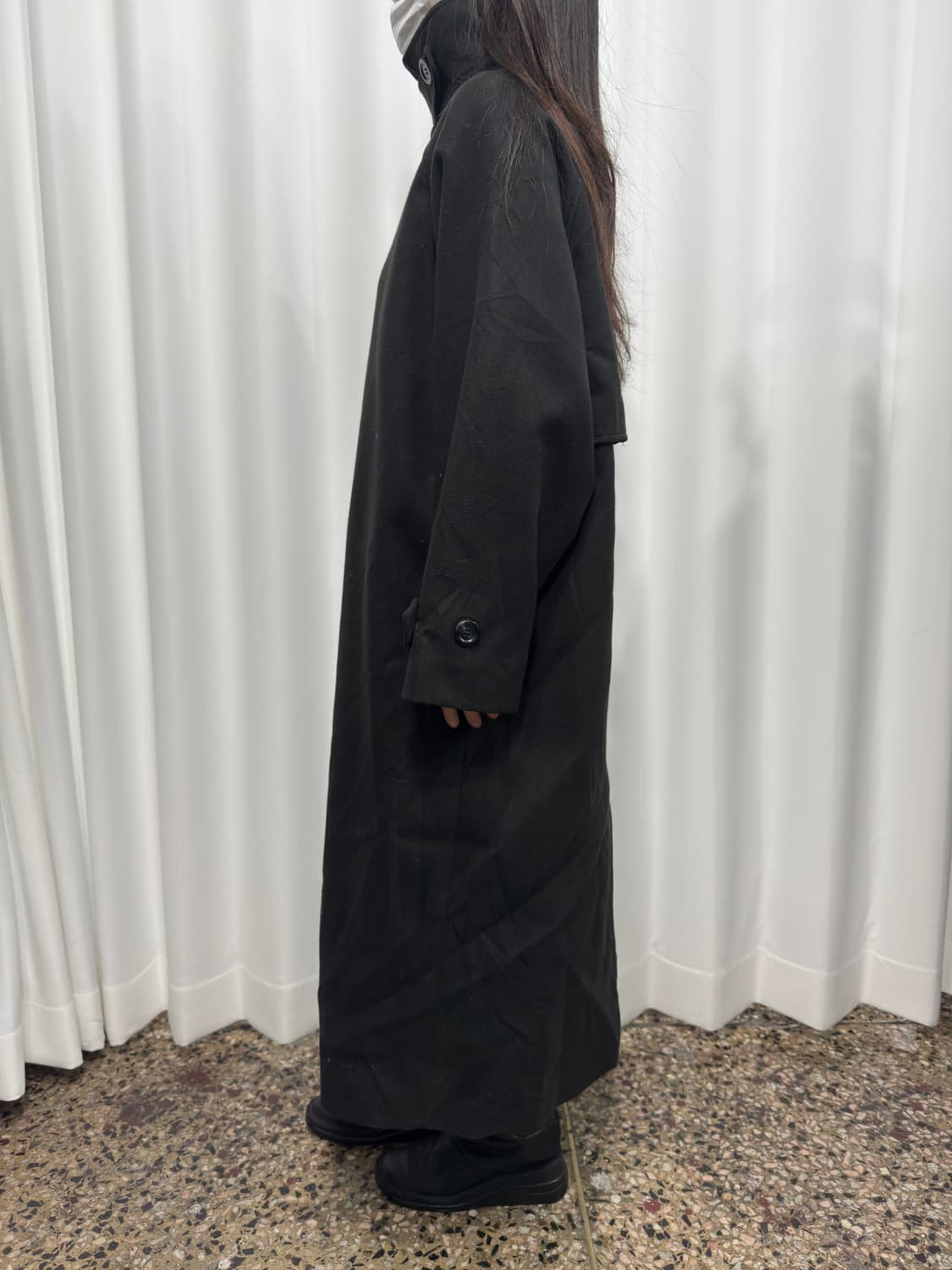 nuelu button maxi coat 상품이미지7