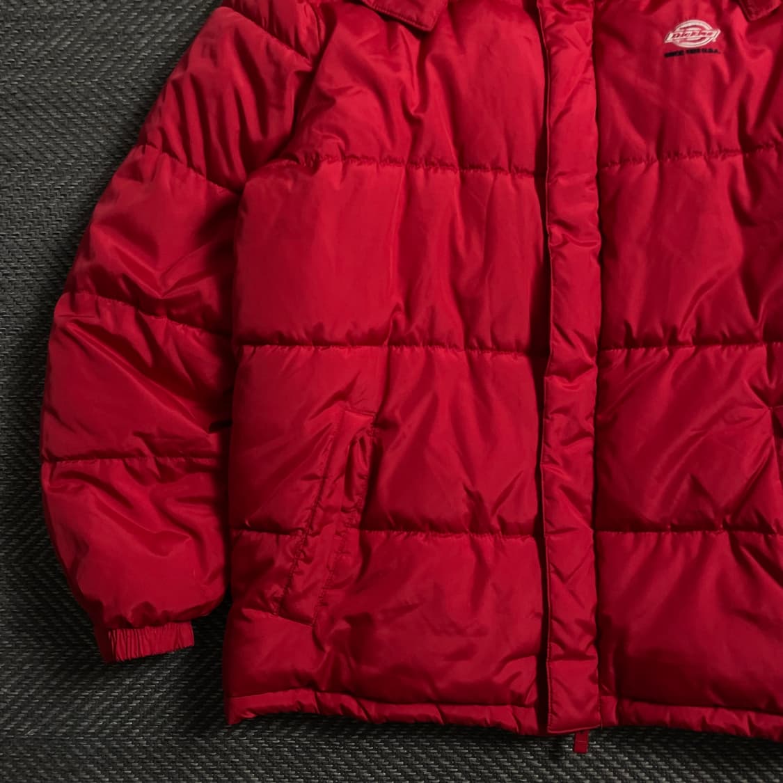 디키즈 USA 오리지날 퀼팅 경량 패딩 레드y 4714 상품이미지3