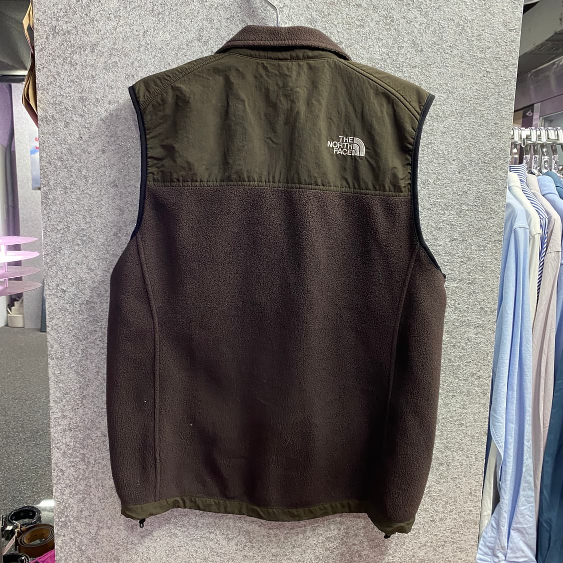 노스페이스 og 데날리 플리스 테크 베스트 브라운 B3512 상품이미지6