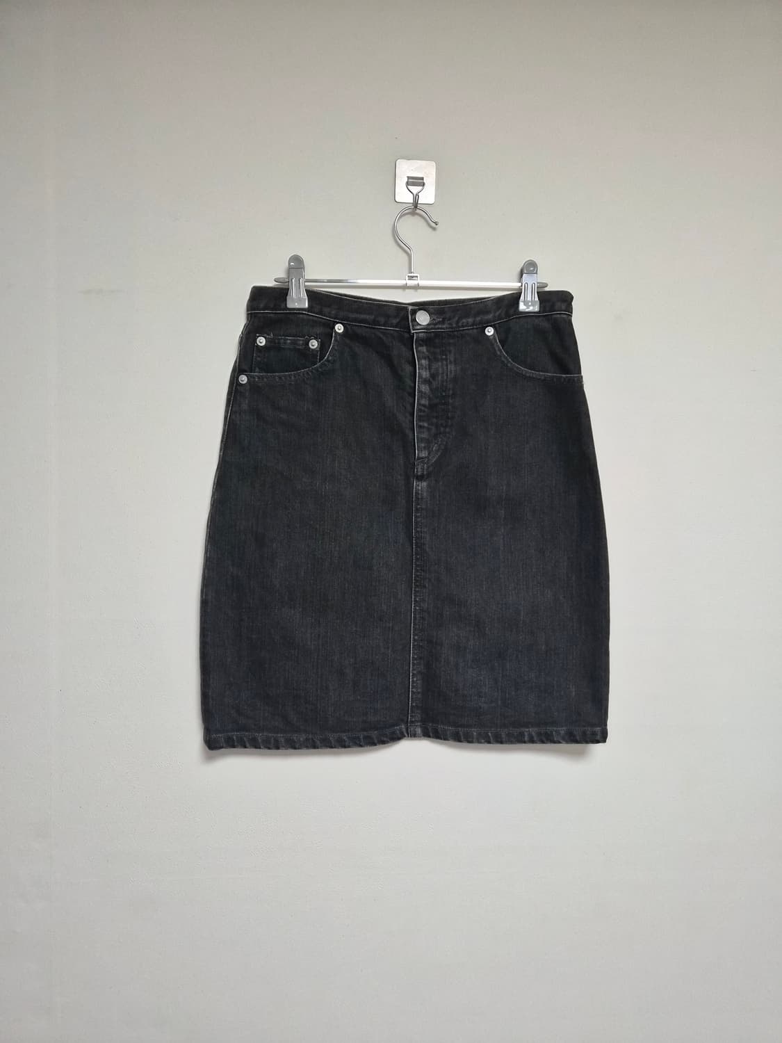 엑스걸Xgirl 블랙 데님 스커트 free사이즈 P-44 상품이미지1