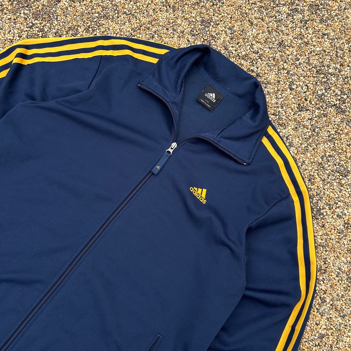아디다스 네이비 삼선 로고 져지 상품이미지2