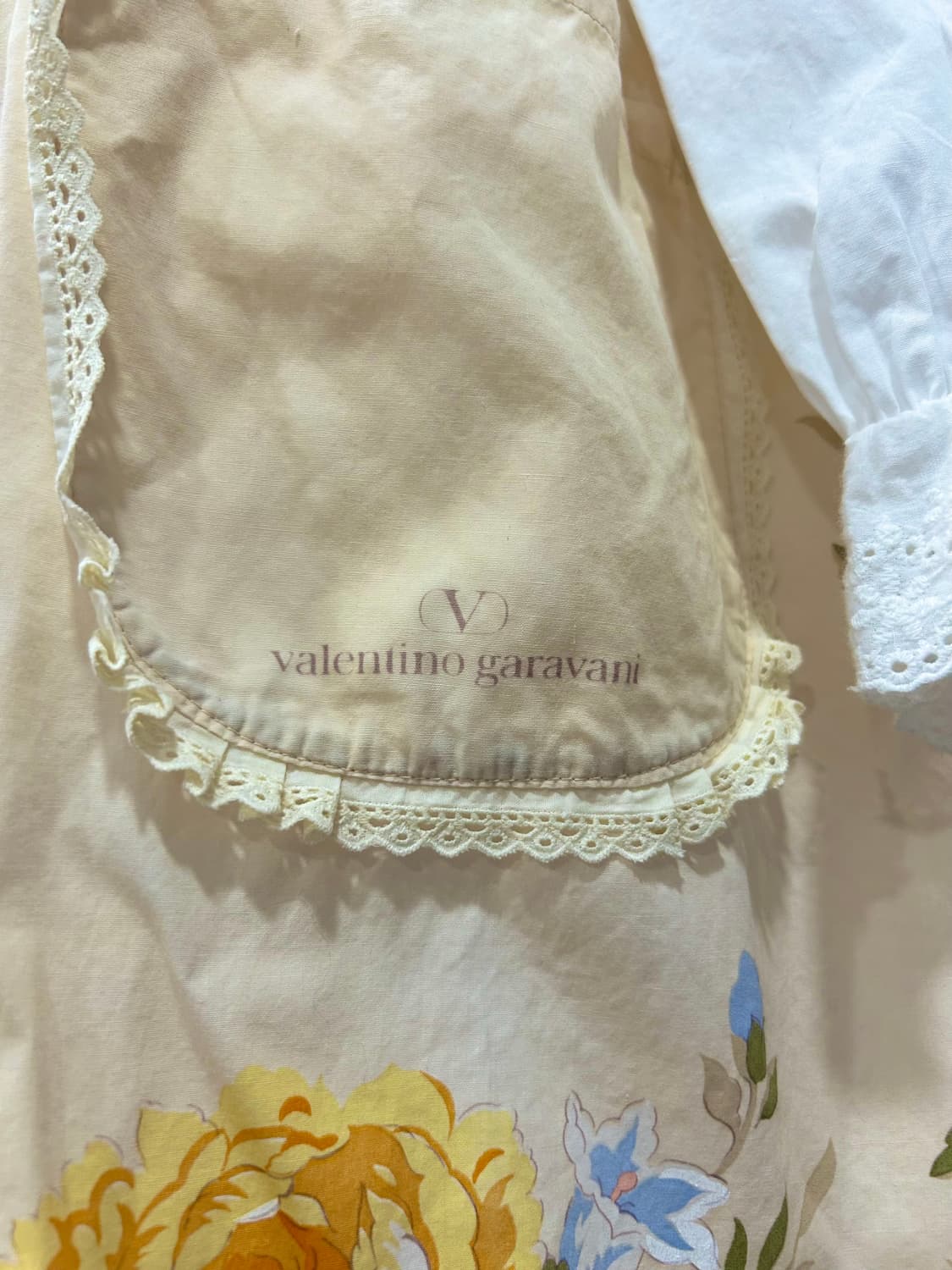 발렌티노 에이프런 원피스 연노랑 빈티지 상품이미지5