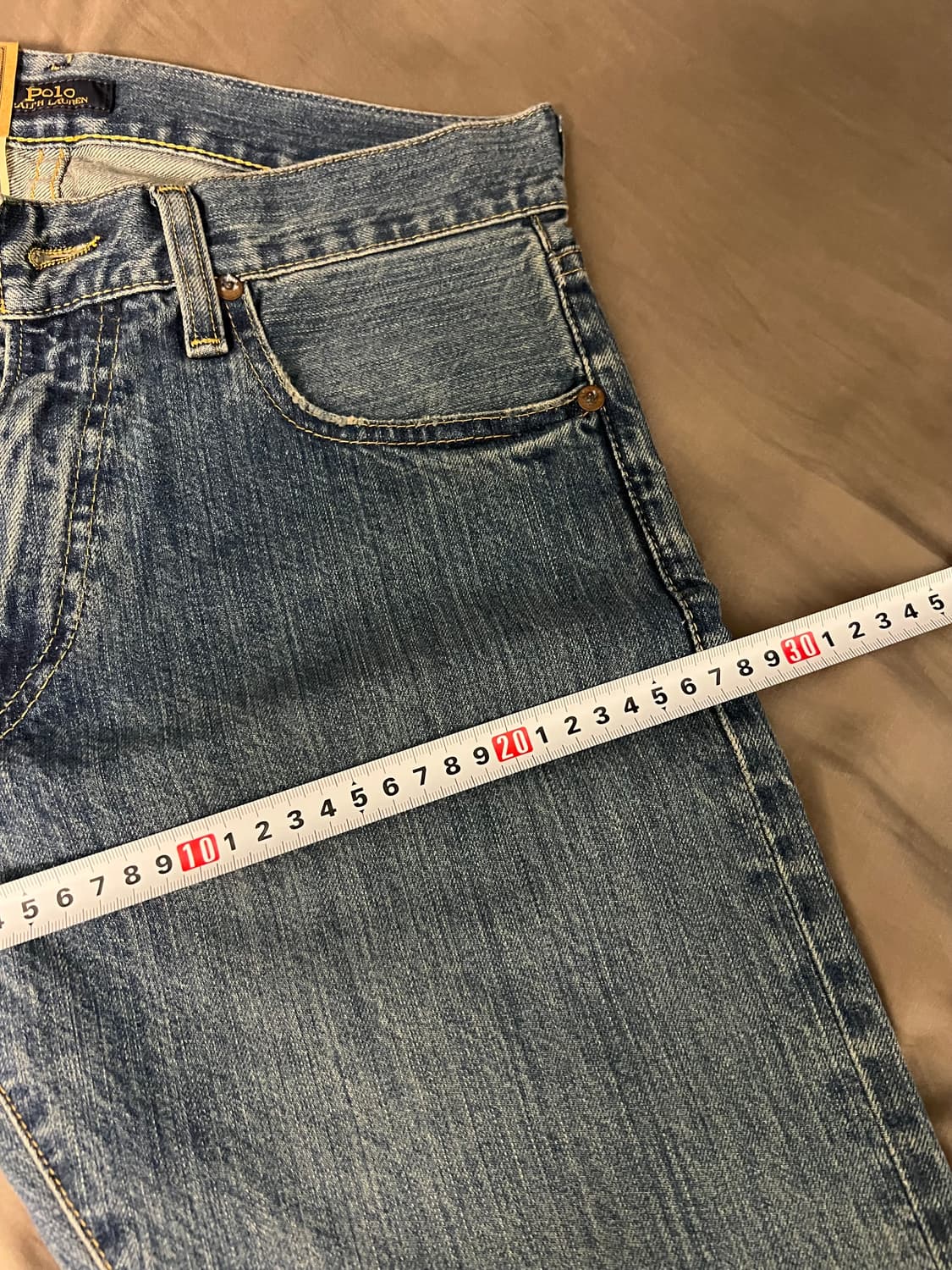 폴로 랄프로렌 연청 청바지 28 새제품 상품이미지10