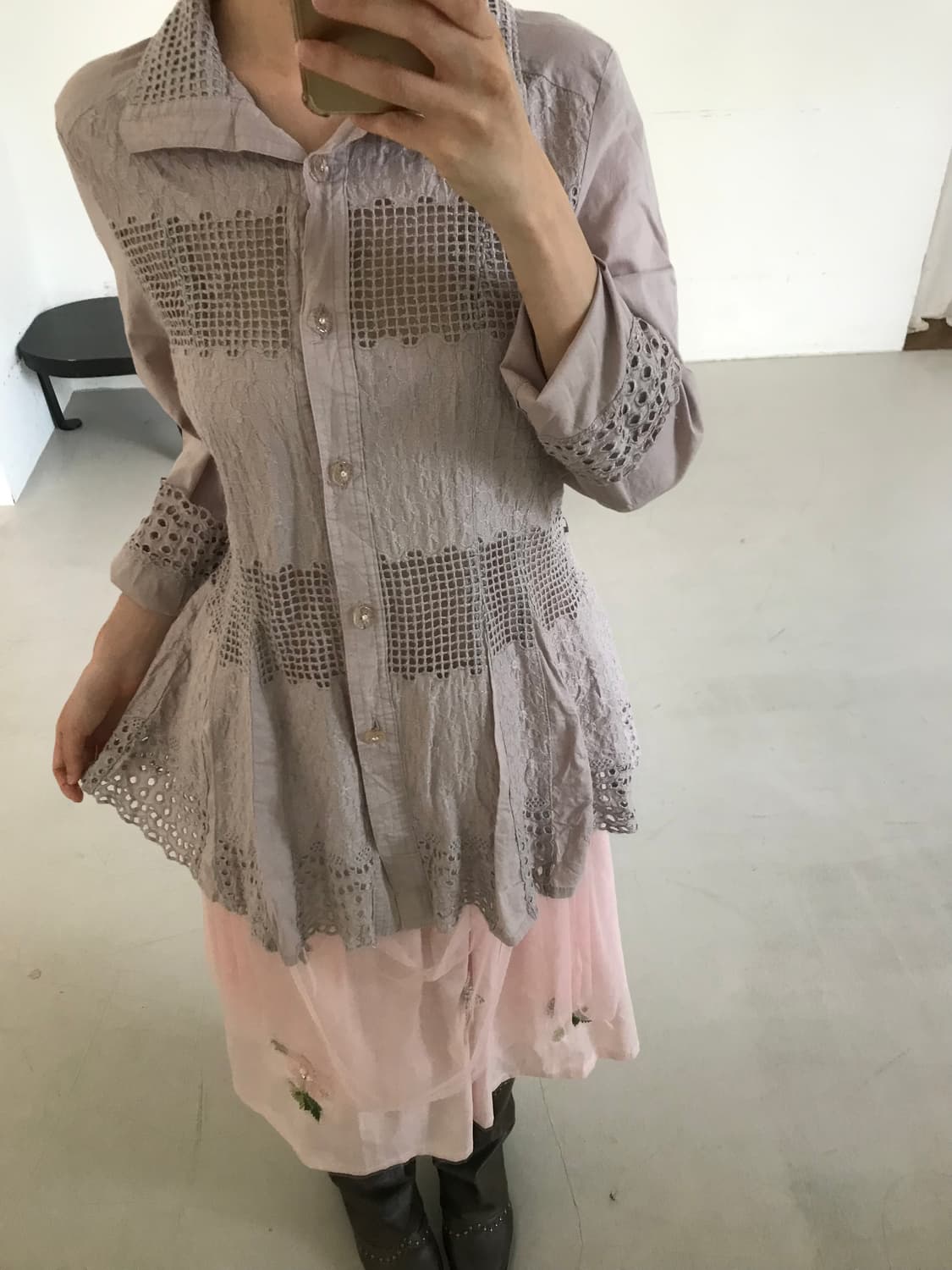 vintage lace shirts 상품이미지2