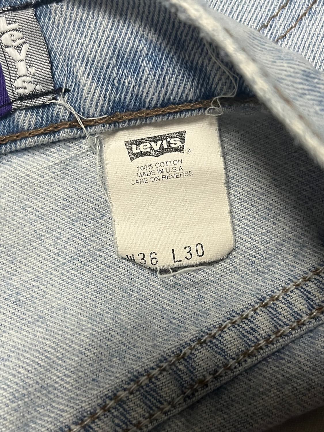 90s usa 리바이스 실버탭 데님 팬츠 배기핏 상품이미지4