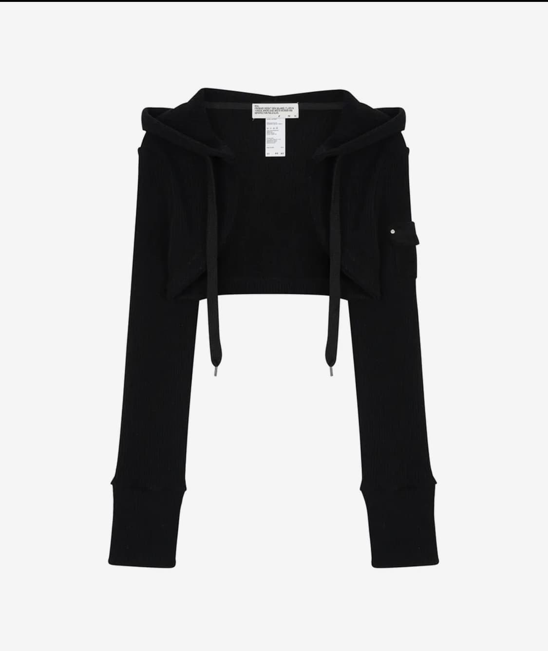 41pray  Knit Hoodie Bolero Cardigan 상품이미지1