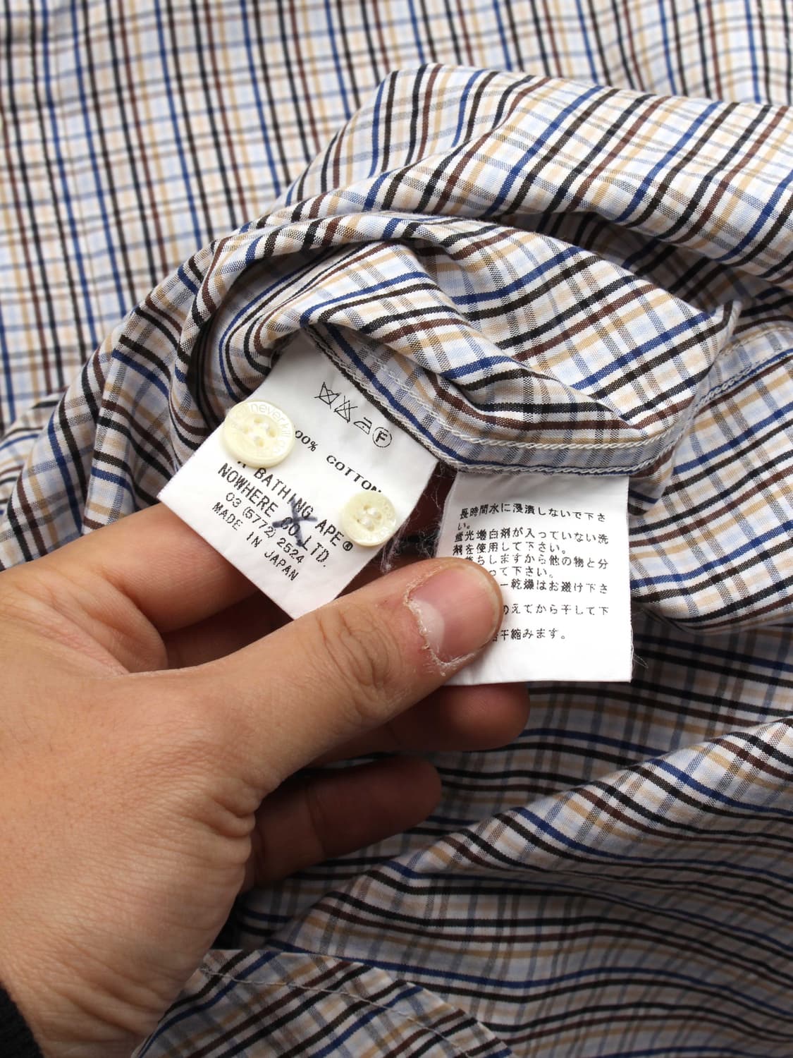 90s A BATHING APE (M) 상품이미지6