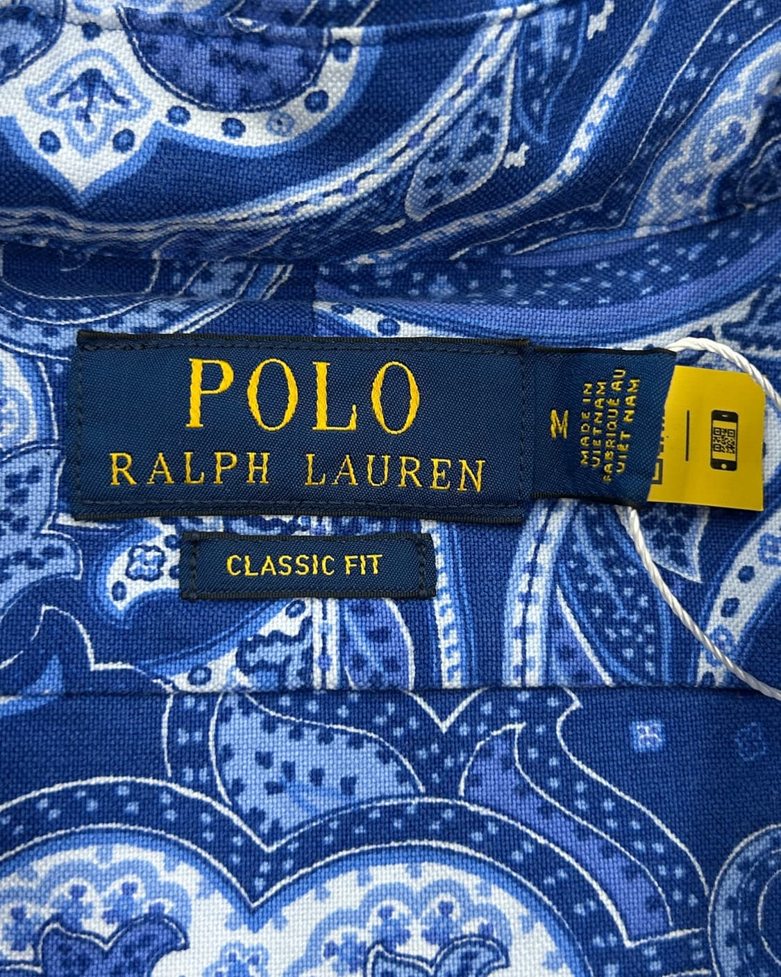 POLO RL 신형 페이즐리 패턴 하프 셔츠 상품이미지4