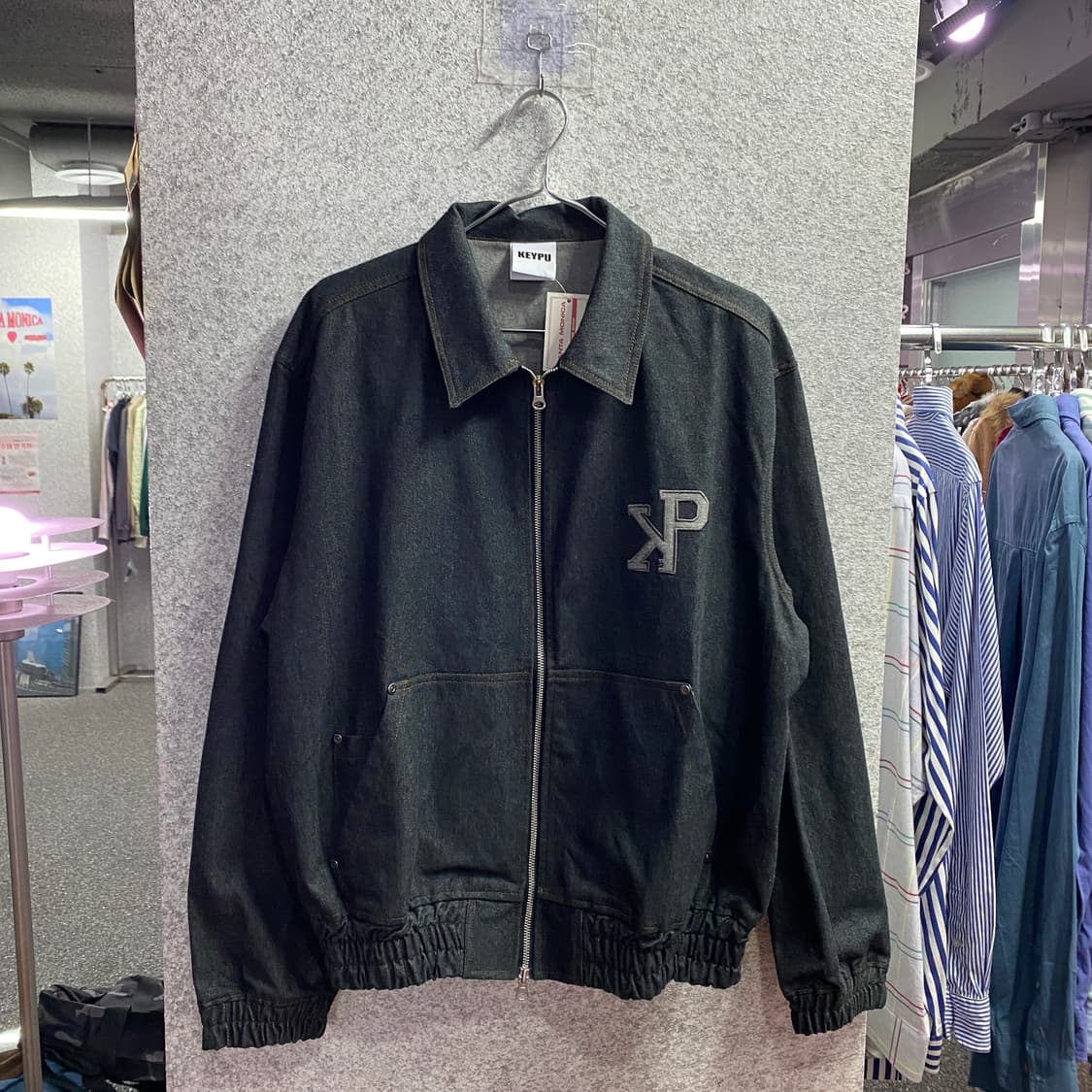 KEYPU 투웨이 흑청데님 자켓 B4672 상품이미지2