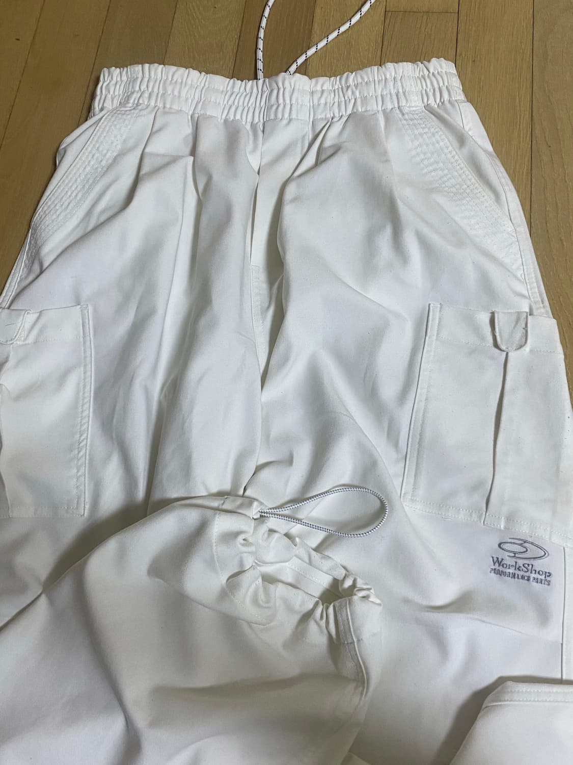 트래블 카고팬츠 화이트 상품이미지1