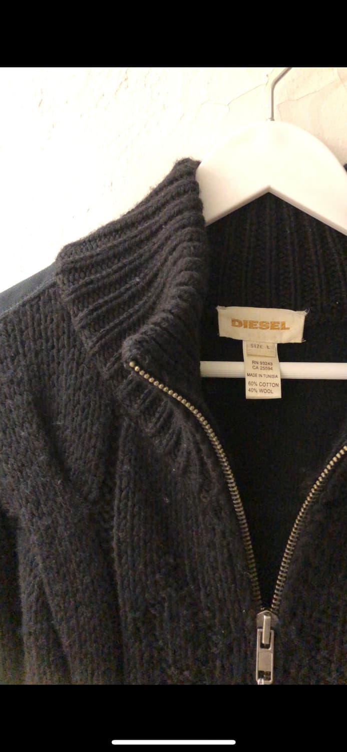 디젤 니트집업 상품이미지1
