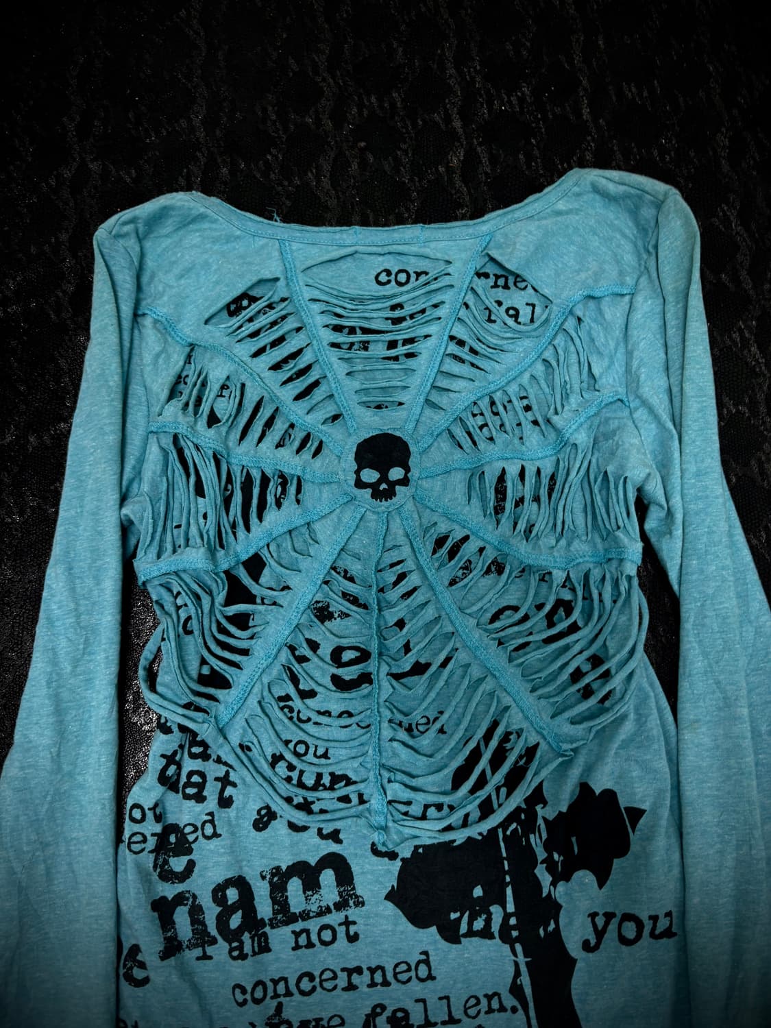 “LAZY DAISY” 00’s Punk Cross&Skull Spide 상품이미지2