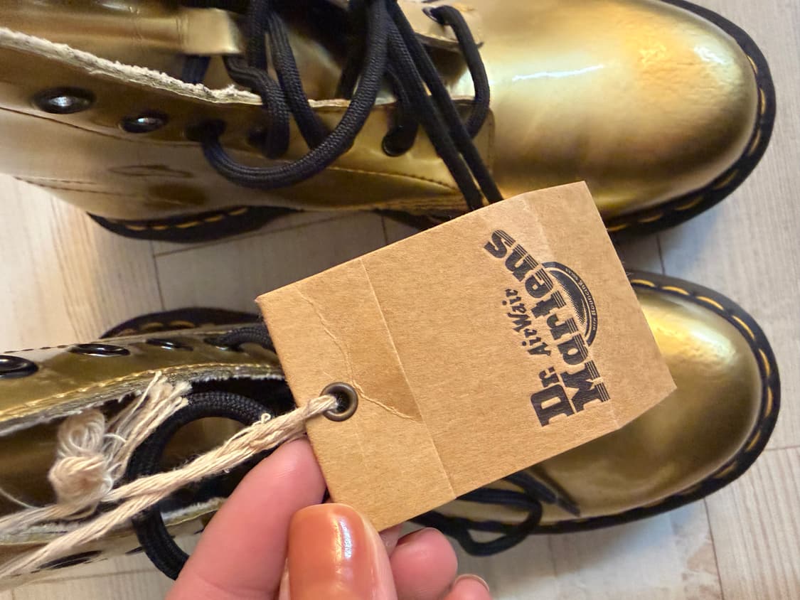 [새상품]닥터마틴 1460 Spectra Patent Gold 상품이미지9