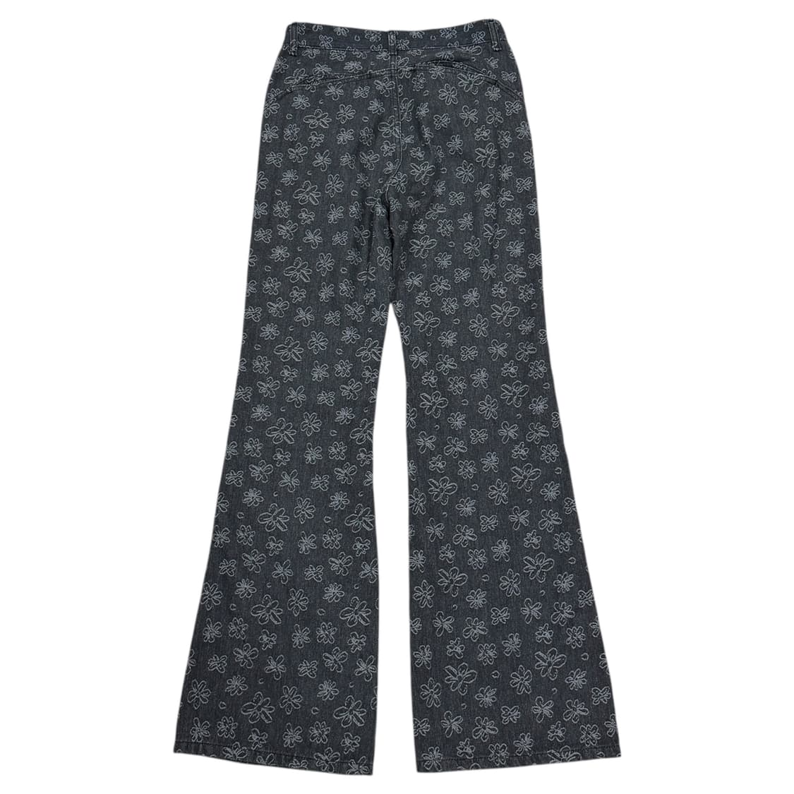 버뮬라 라인 부츠컷 데님팬츠 바지 블랙 M 상품이미지3