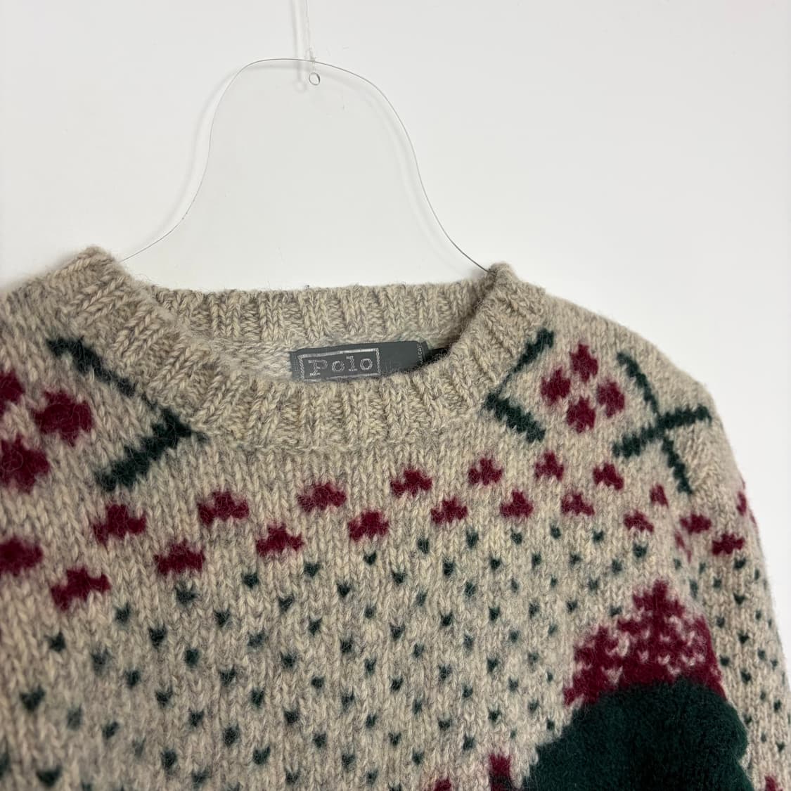 90s 폴로 랄프로렌 패턴 니트 티셔츠 상품이미지2