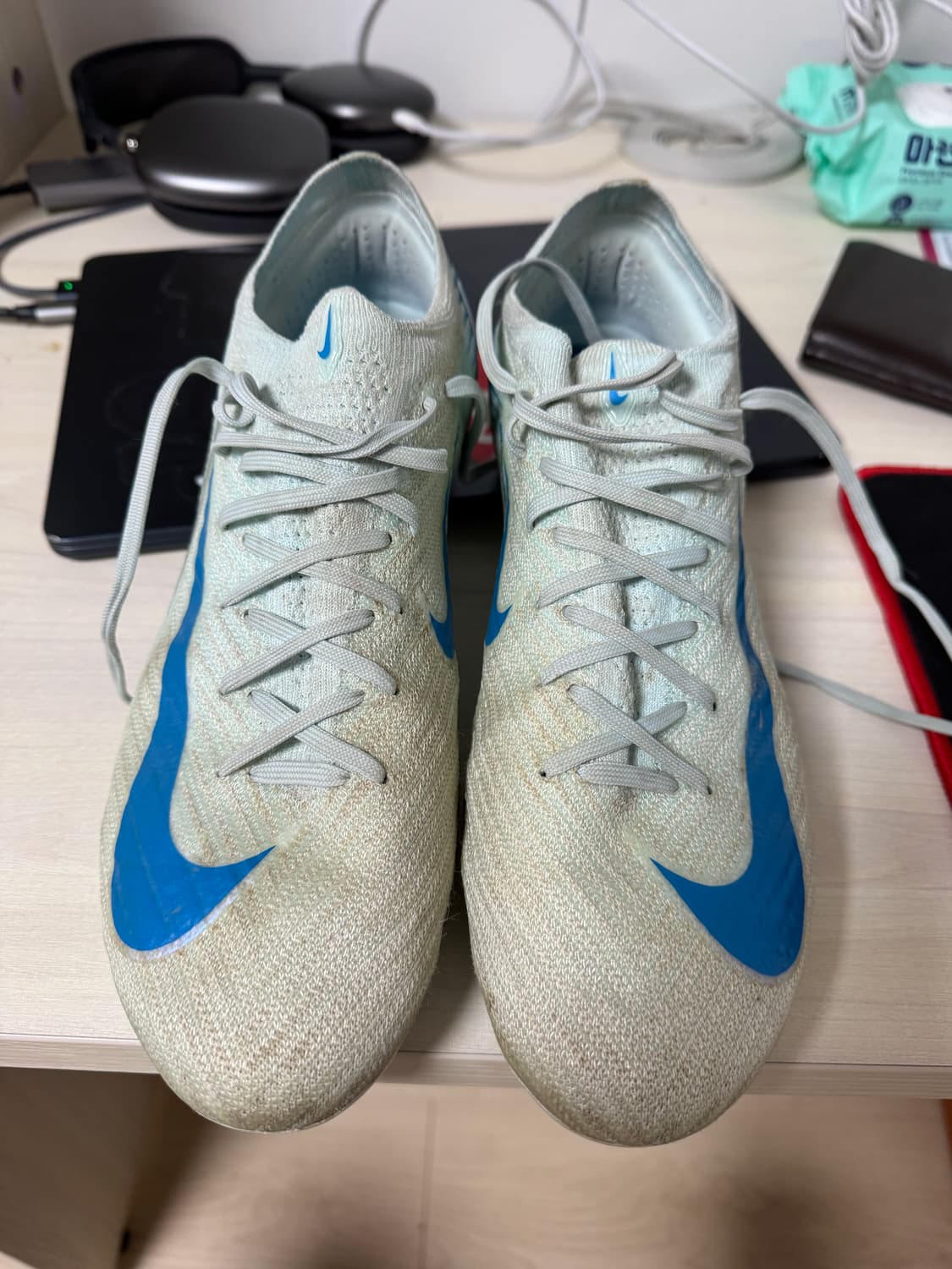 [265] 나이키 줌 머큐리얼 베이퍼 16 엘리트 FG 글레이셔 블루 상품이미지6