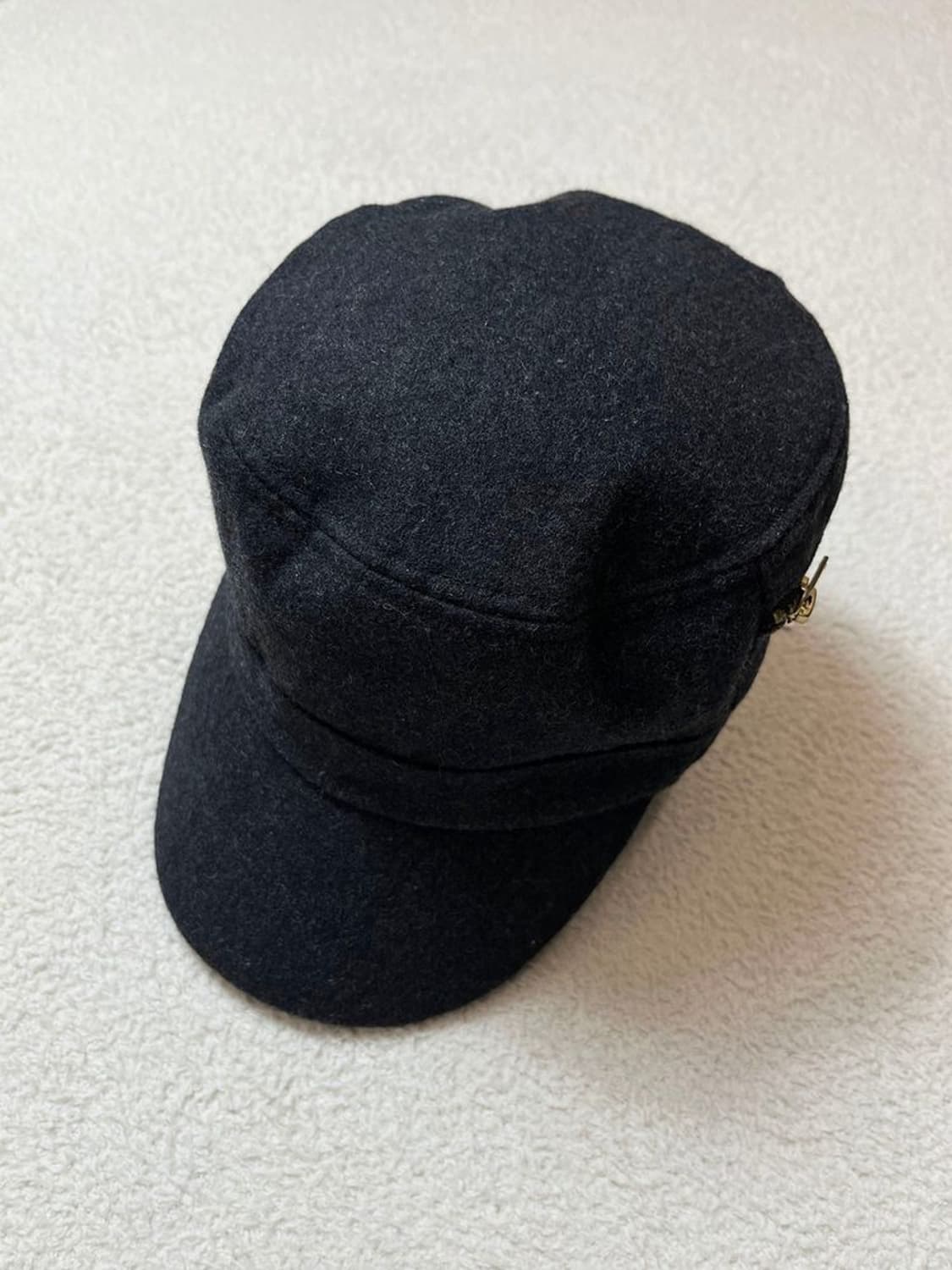 빔즈 Beams 지퍼 디테일 울 헌팅 캡 A1704 상품이미지1