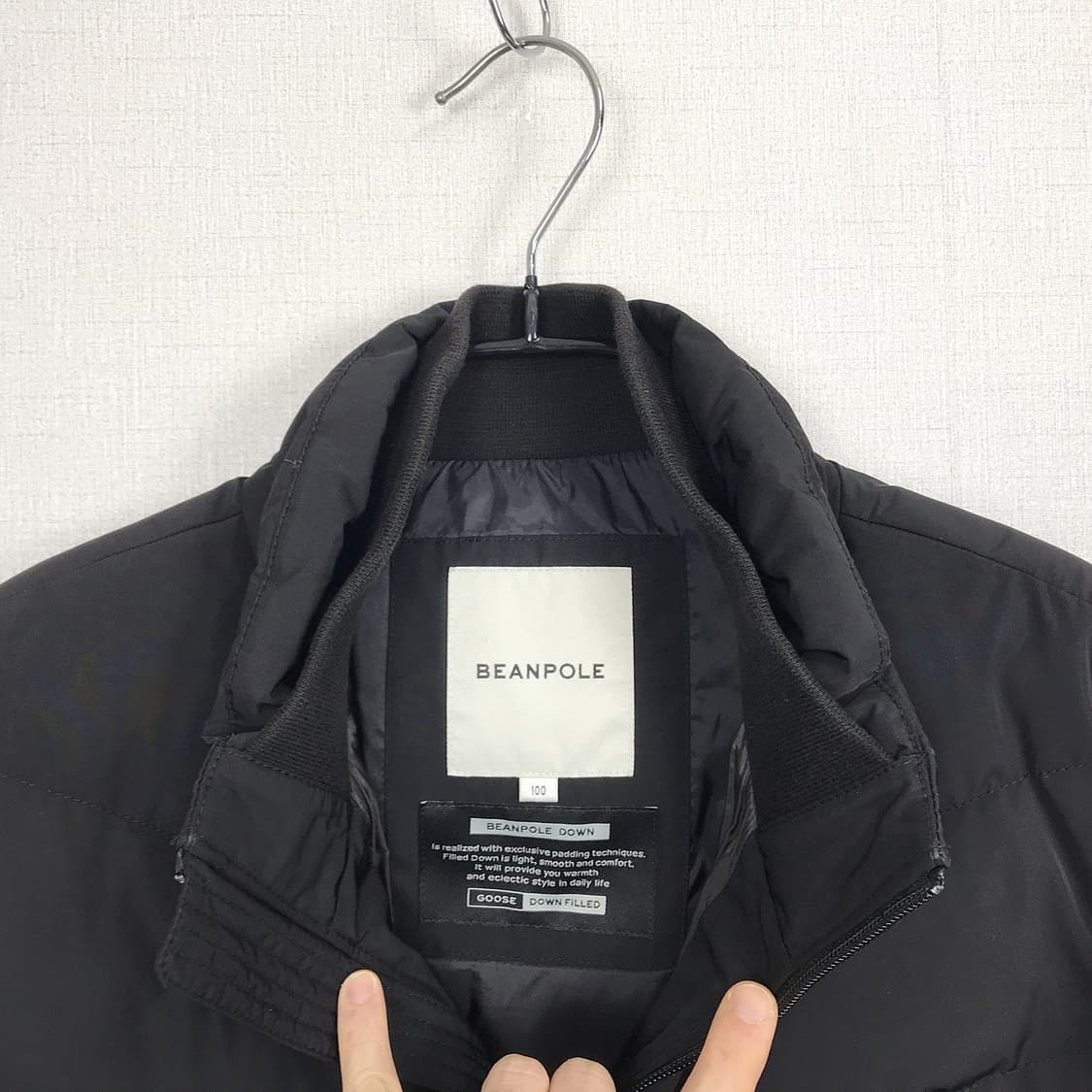 빈폴 니트 솔리브 경량 패딩 점퍼 남성100 상품이미지3