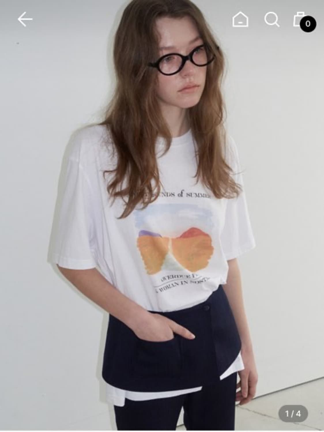 오버듀플레어 스윗 티셔츠 SWEET SOUNDS T-SHIRT_WHITE 상품이미지1