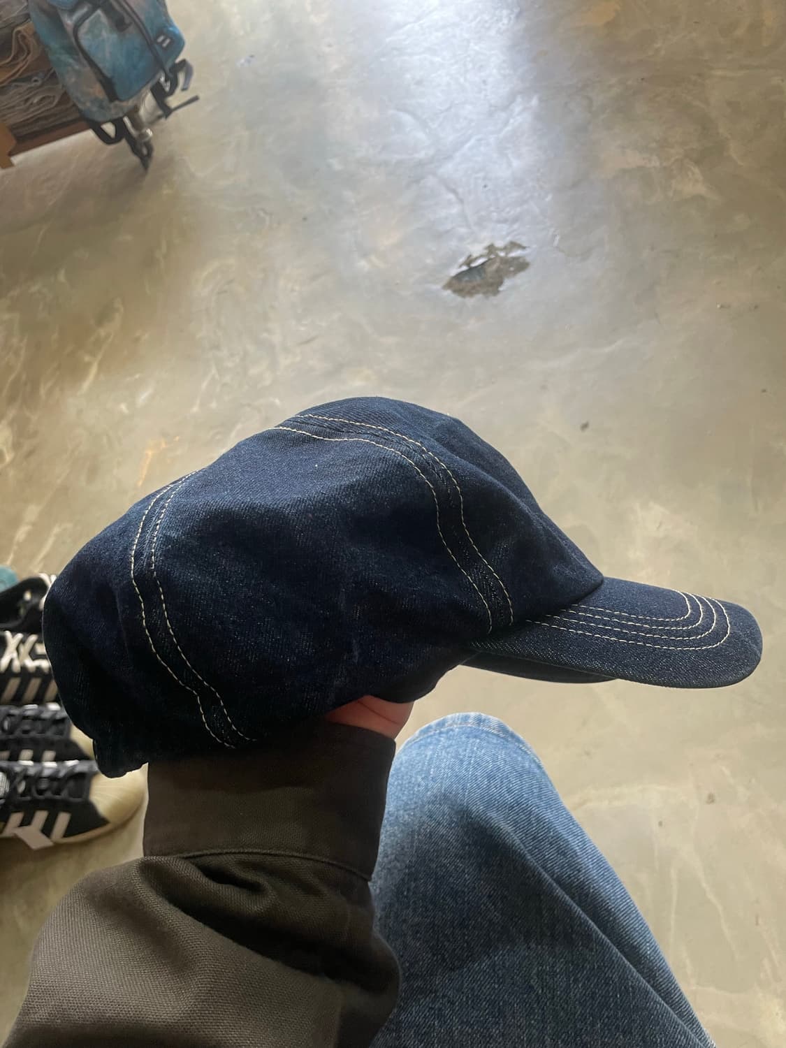 빔즈 데님 캡 빵모자st 상품이미지6