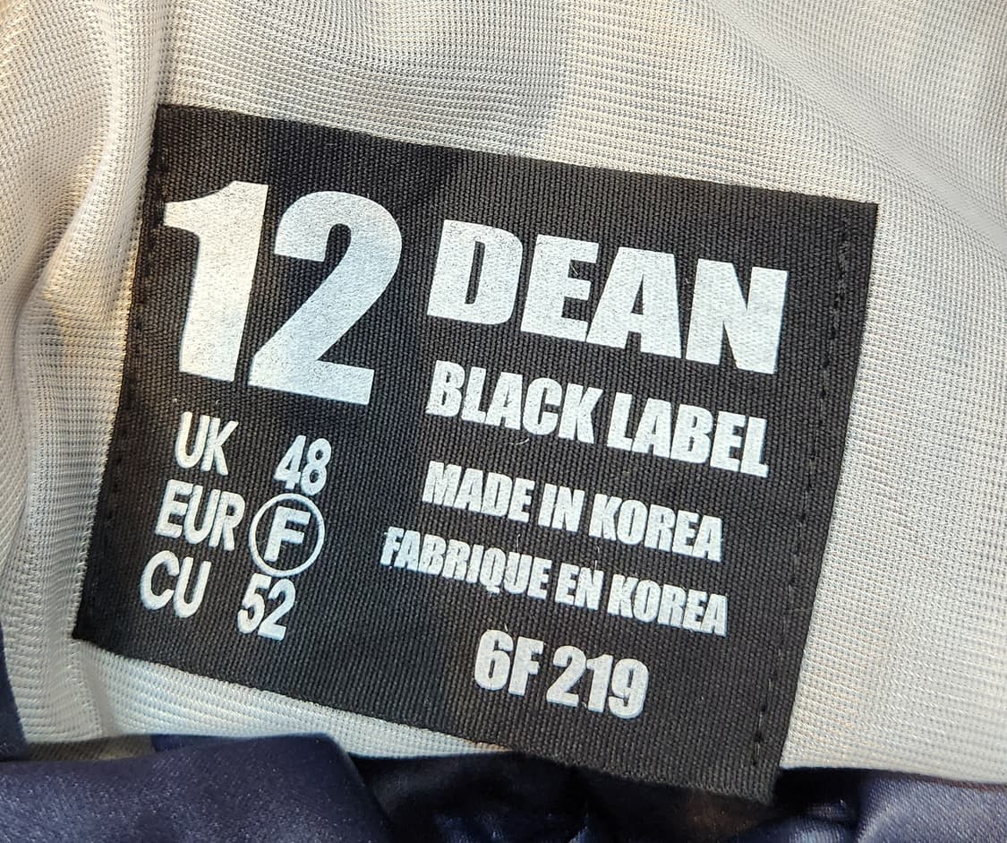 12DEAN 블랙라벨 타이거 자수 네이비 스카잔 상품이미지10