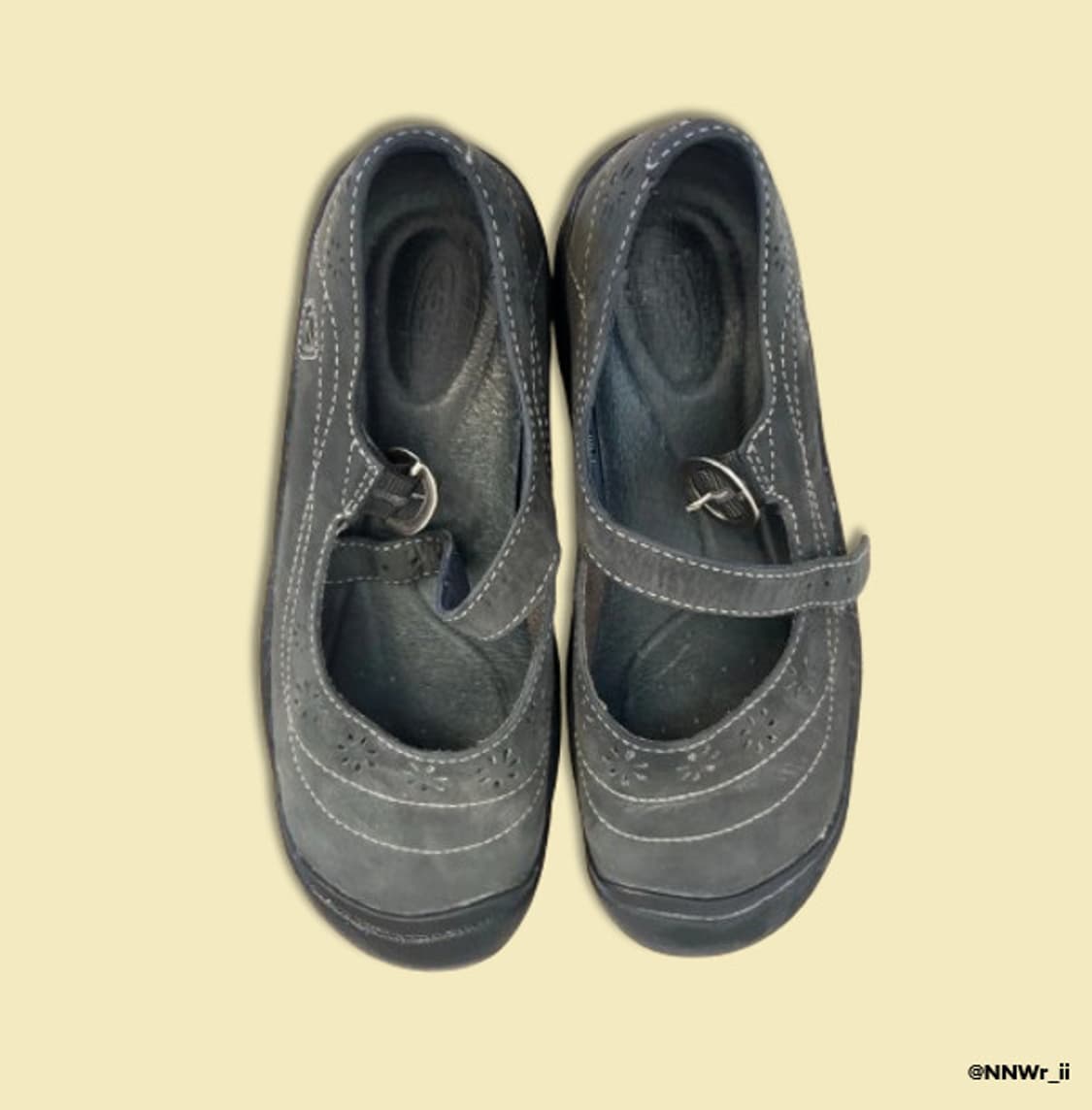 KEEN MARY JANE FLOWER BLACK 상품이미지1