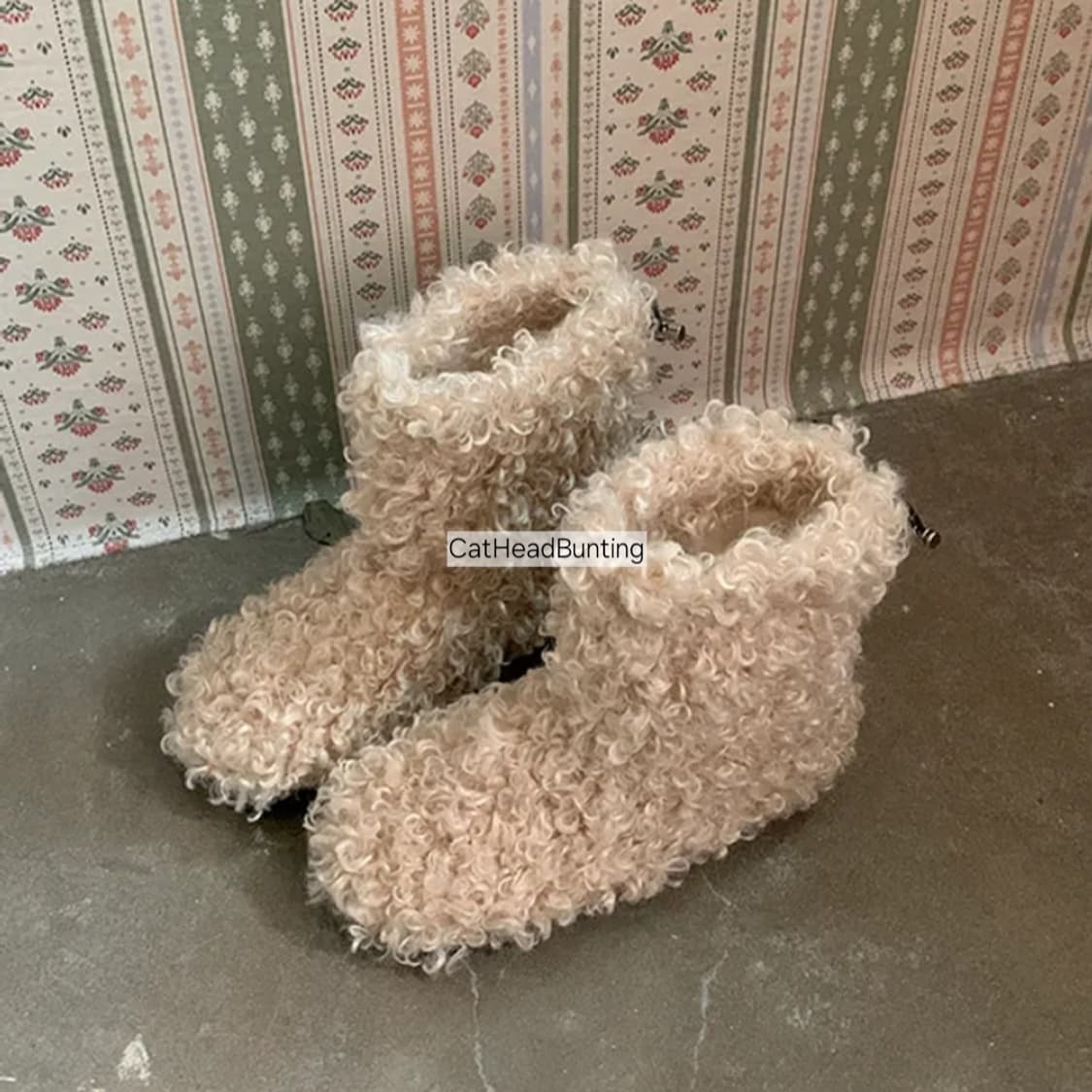 착샷O_시어링 퍼 뽀글이 양털 부츠 상품이미지1